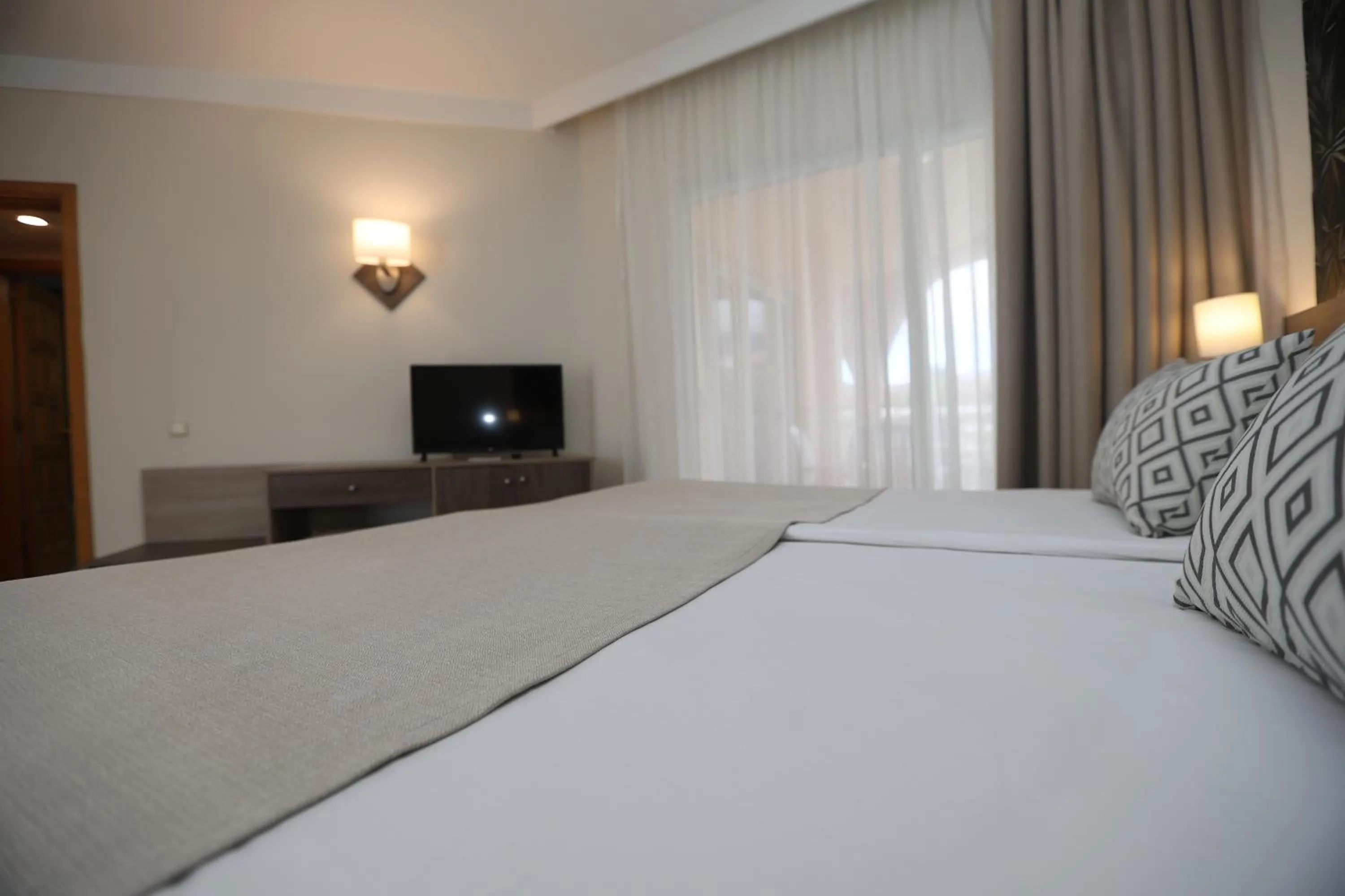 Bed in Hotel Puerto Palace