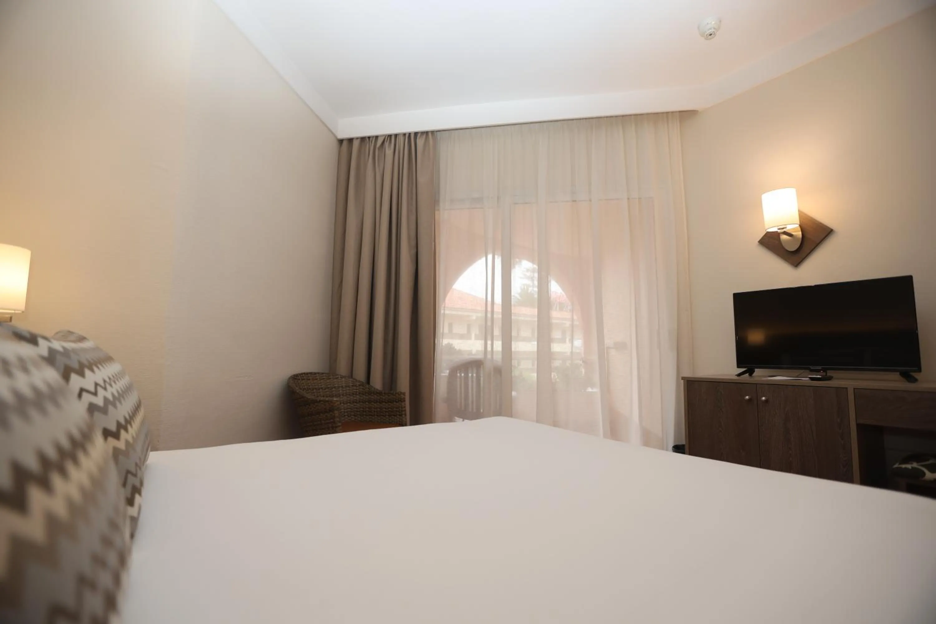 Bed in Hotel Puerto Palace