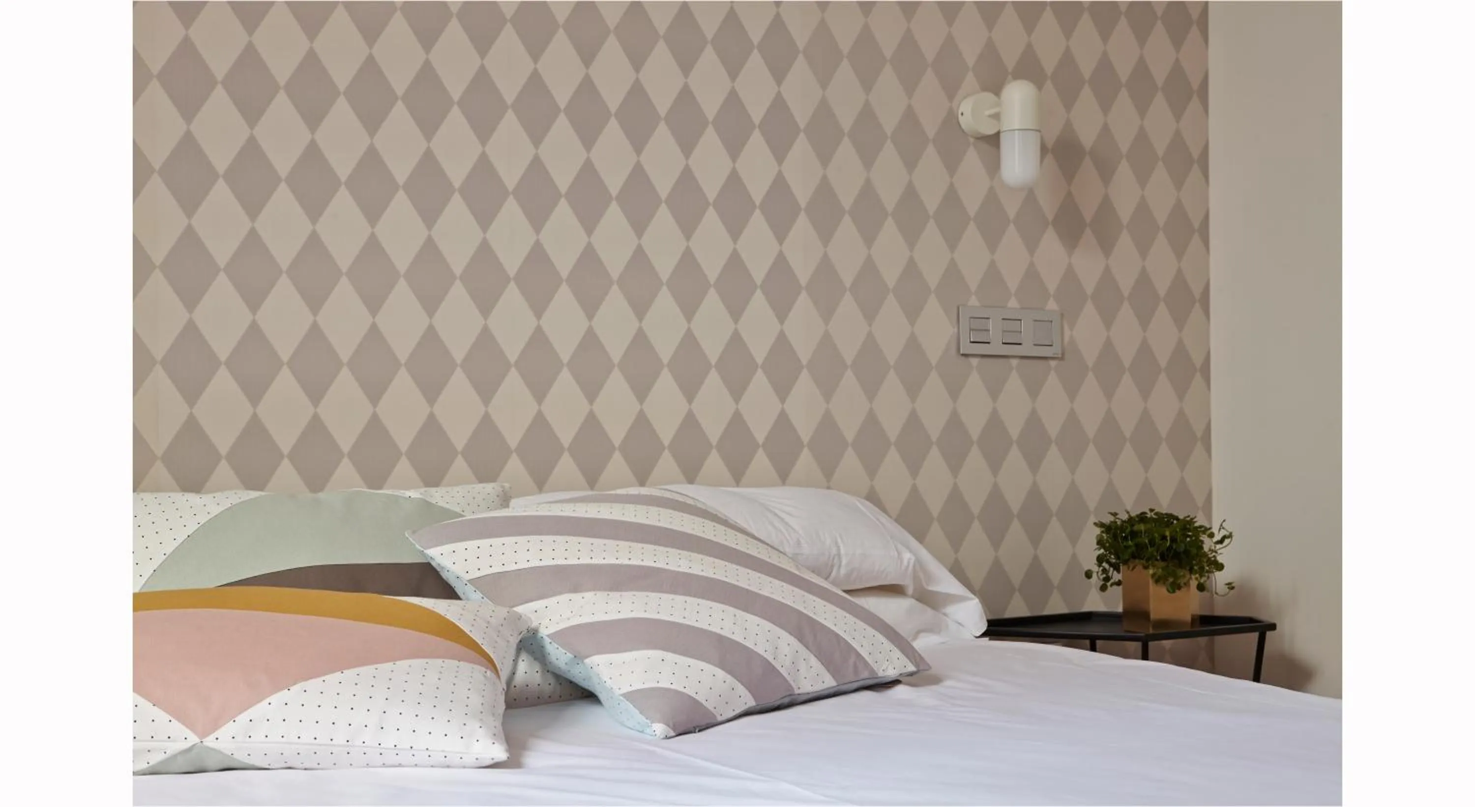 Bedroom, Bed in 60 Balconies Design