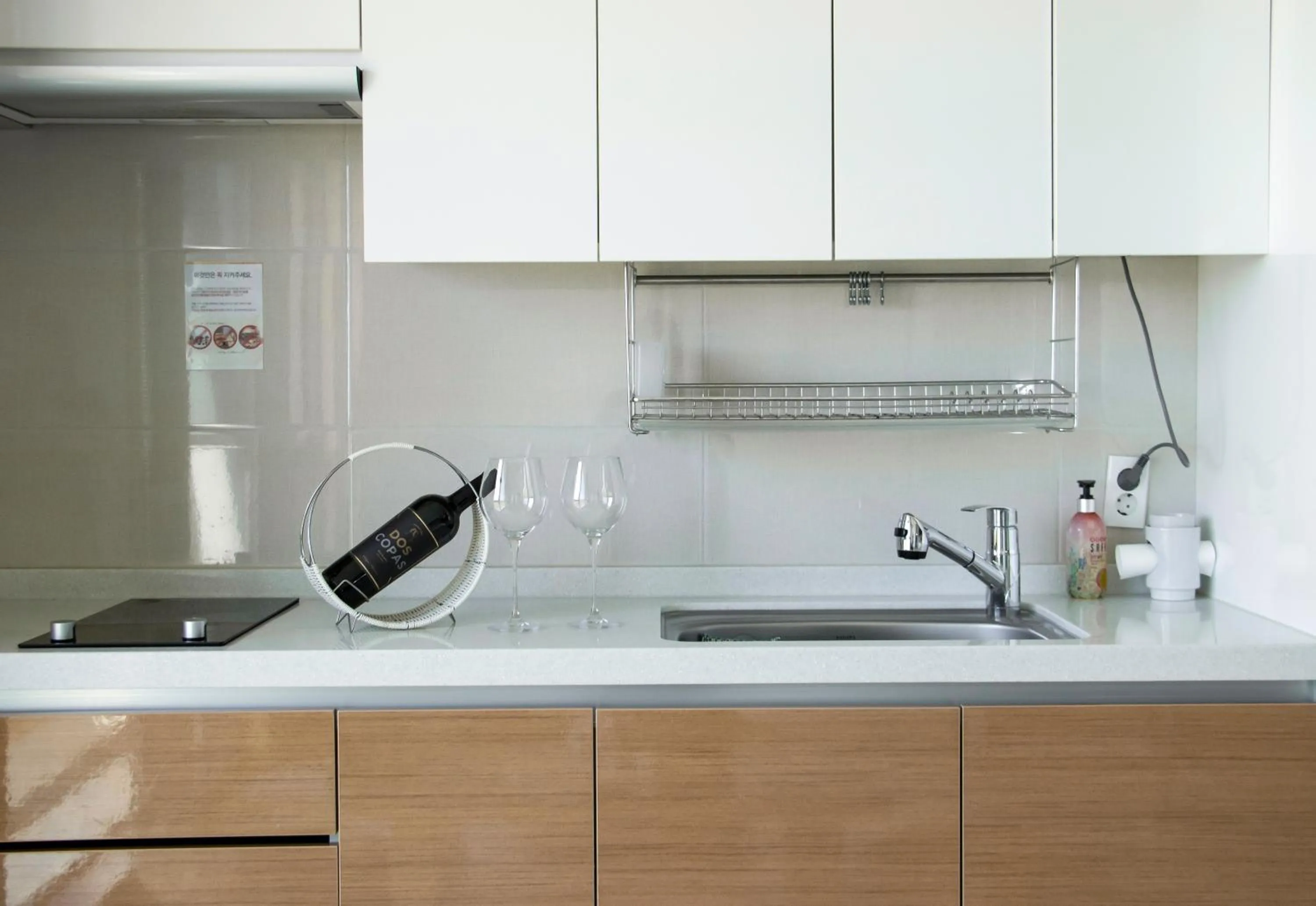 Kitchen or kitchenette in Sun and Moon Resort