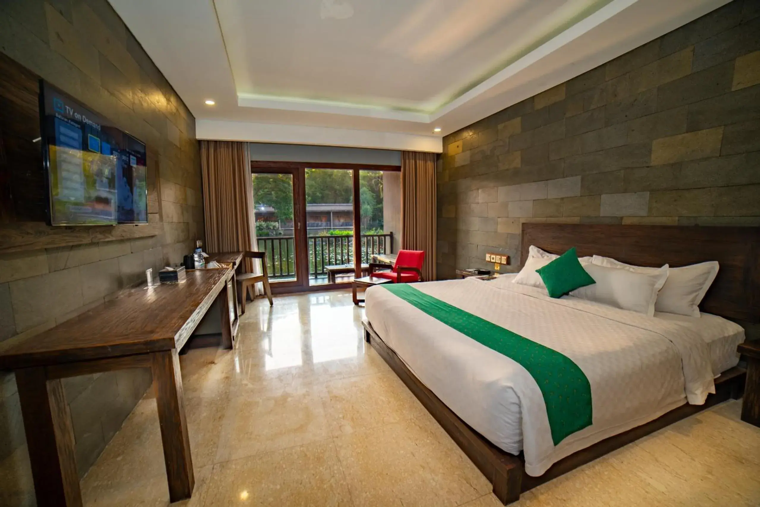 Executive King Room with Lake View in The Westlake Hotel & Resort Yogyakarta Executive King Room with Lake View in The Westlake Hotel & Resort Yogyakarta
