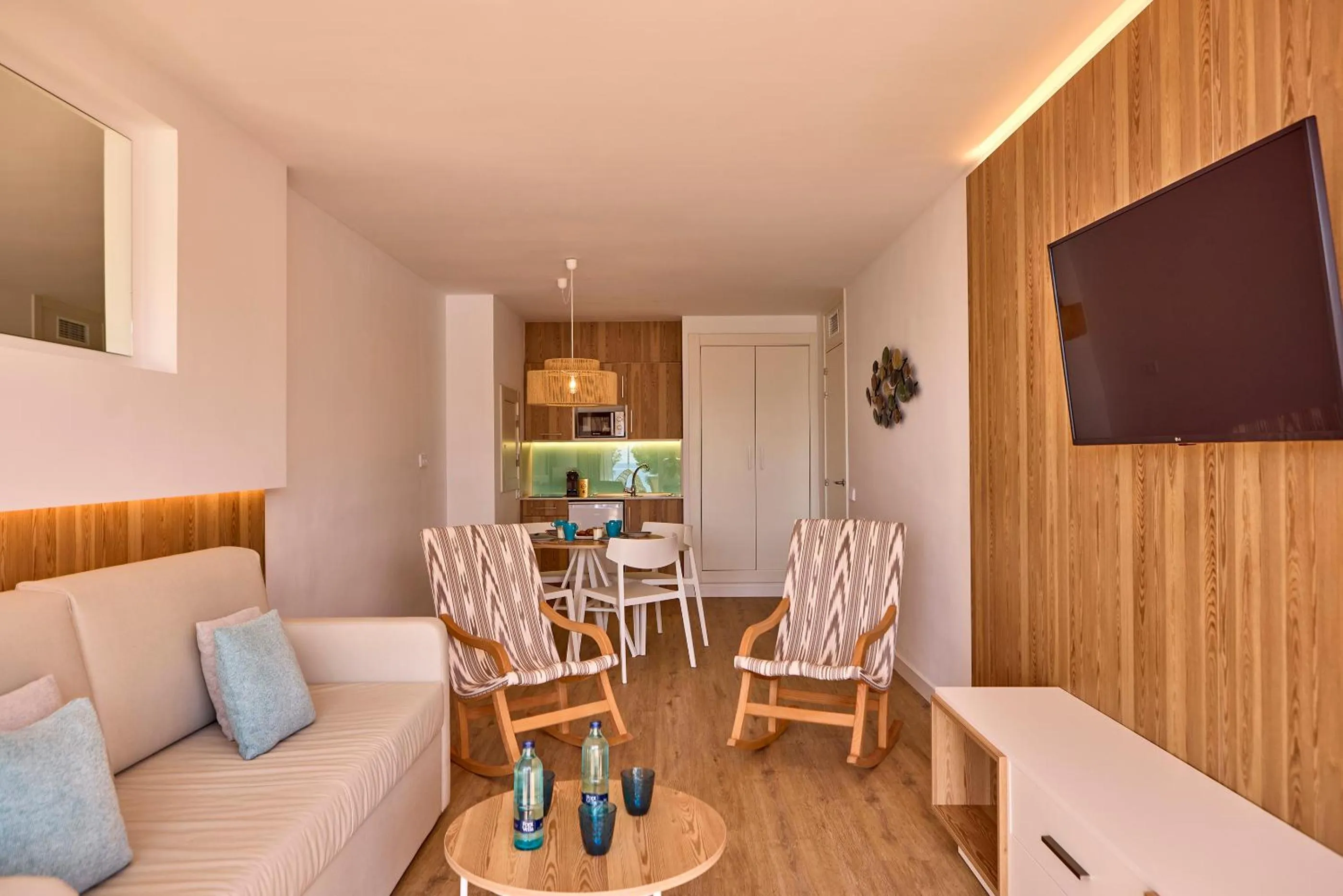 Living room in Aparthotel Ponent Mar