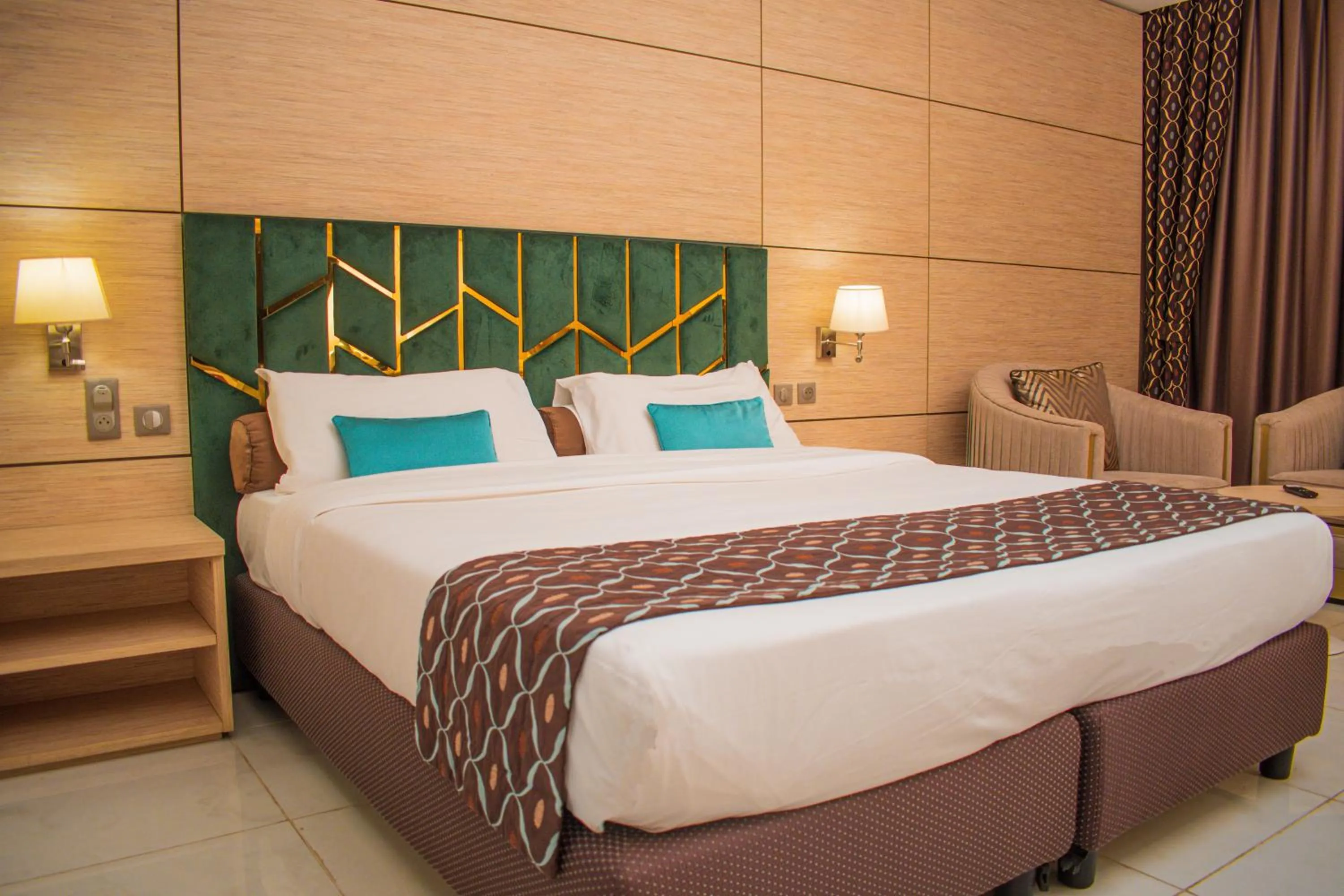 Bed in Hôtel Sarakawa