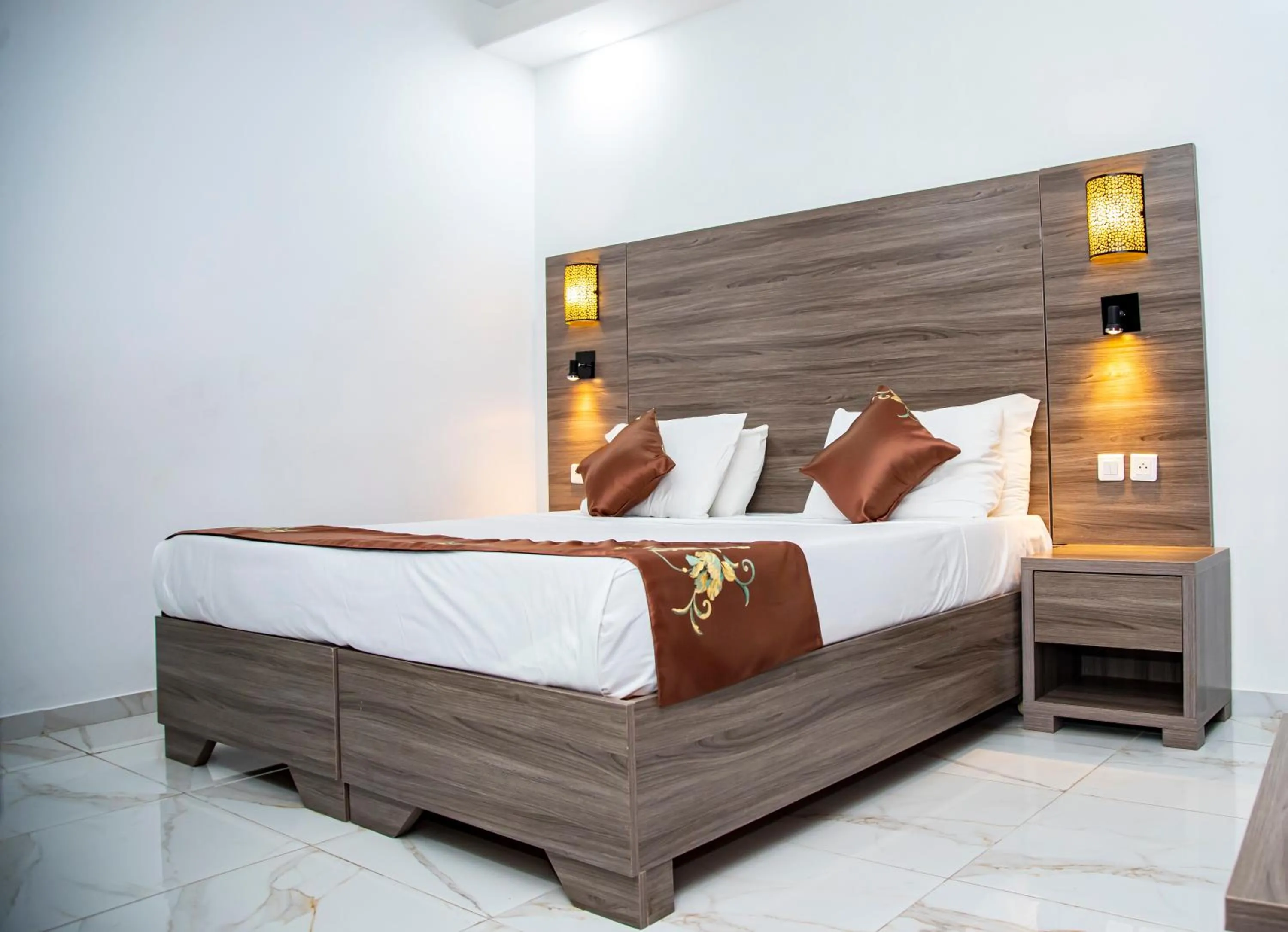 Bed in Hôtel Sarakawa