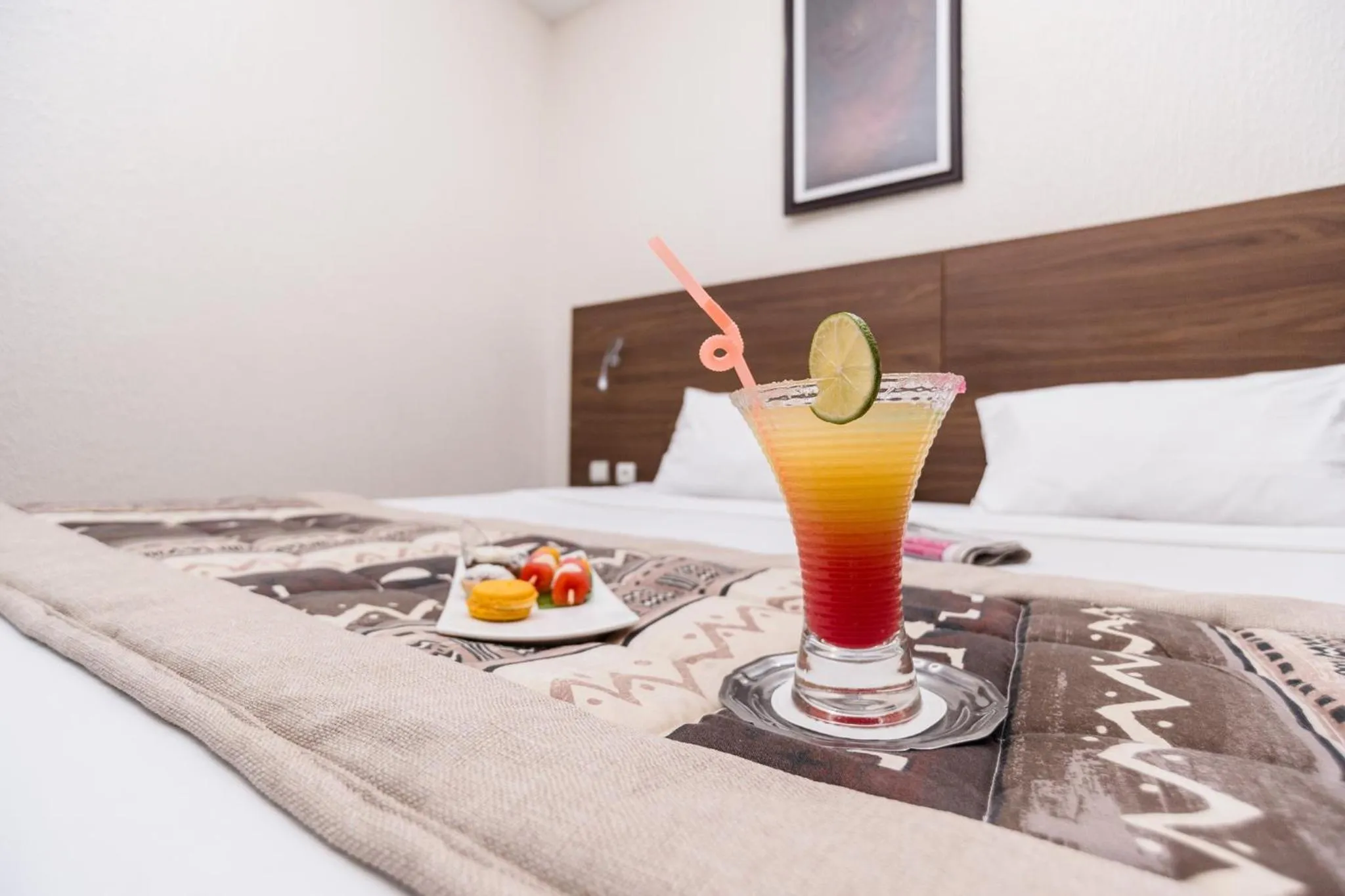 Bed in Hôtel Sarakawa