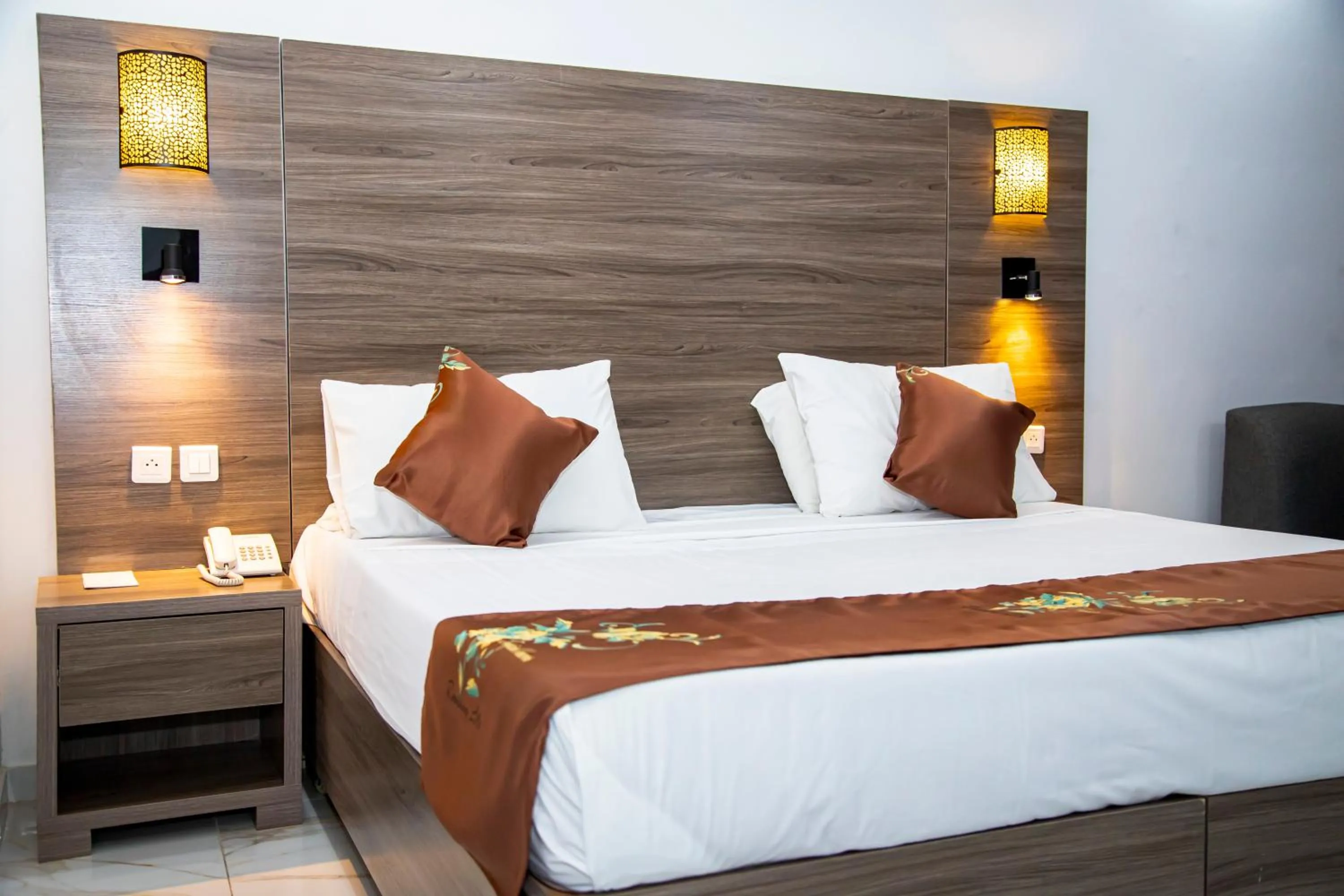 Bed in Hôtel Sarakawa