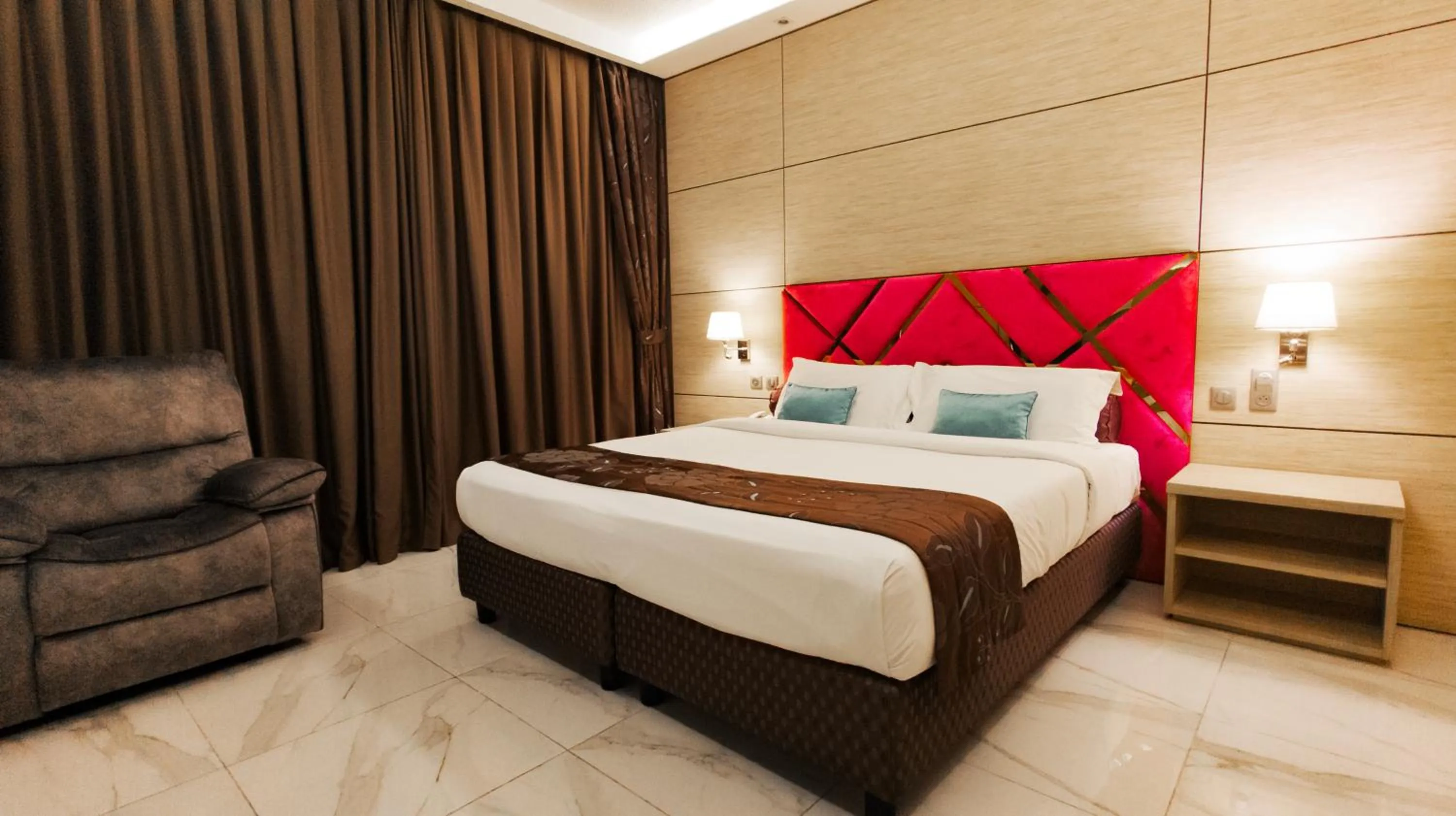 Bed in Hôtel Sarakawa