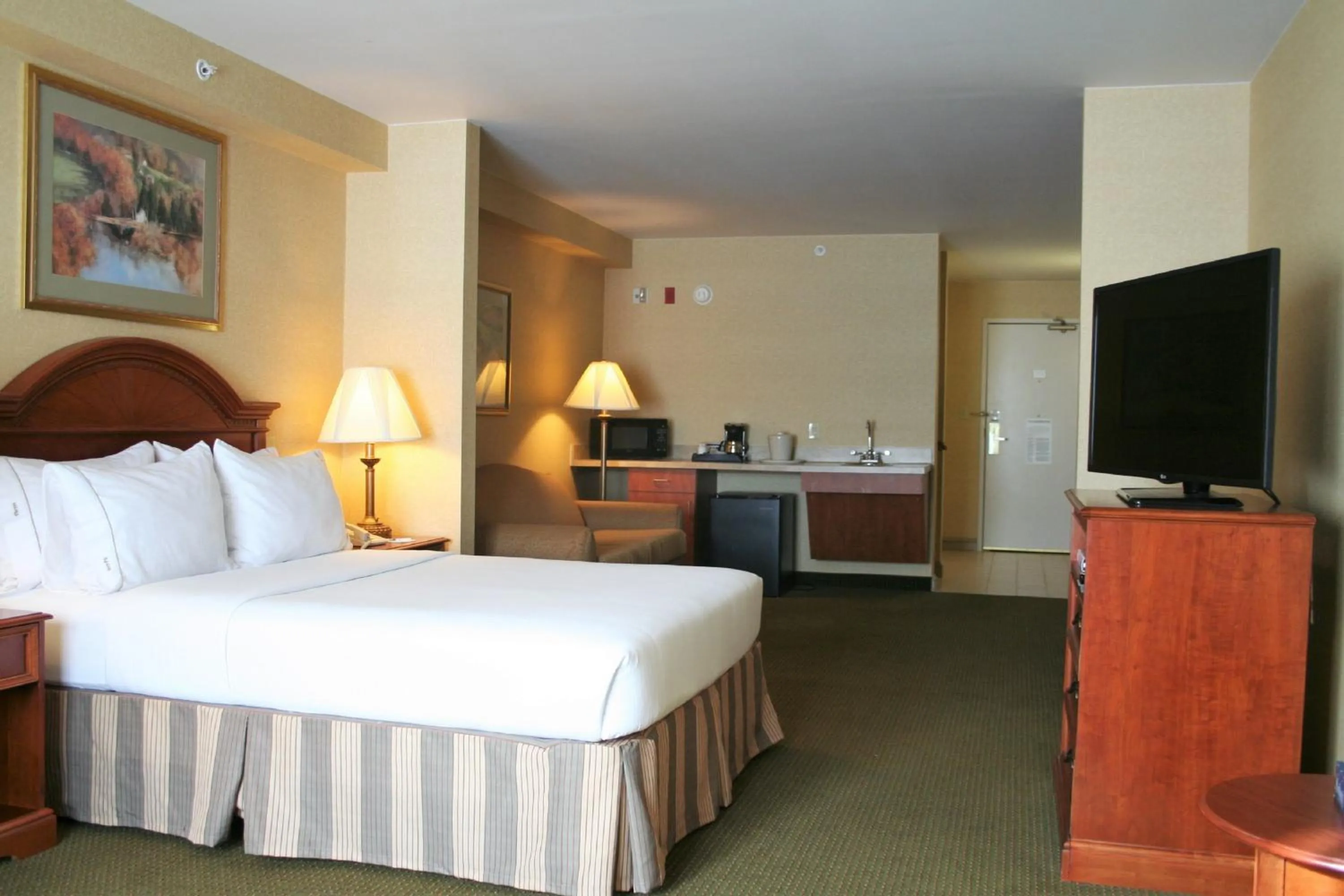 Photo of the whole room, Bed in Holiday Inn Express Hotel & Suites Drums-Hazelton by IHG
