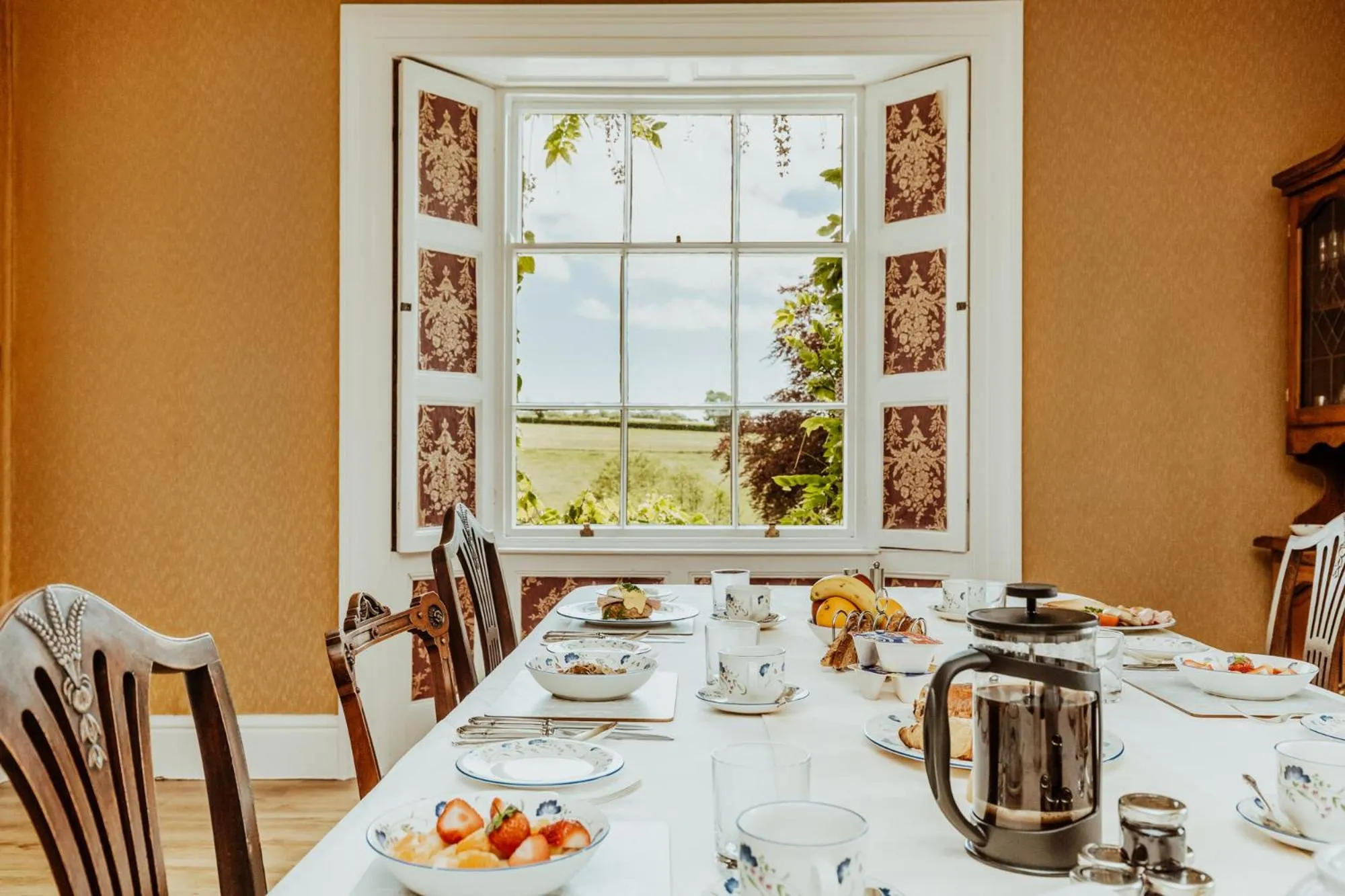 Dining area in Smeaton Farm Luxury B&B