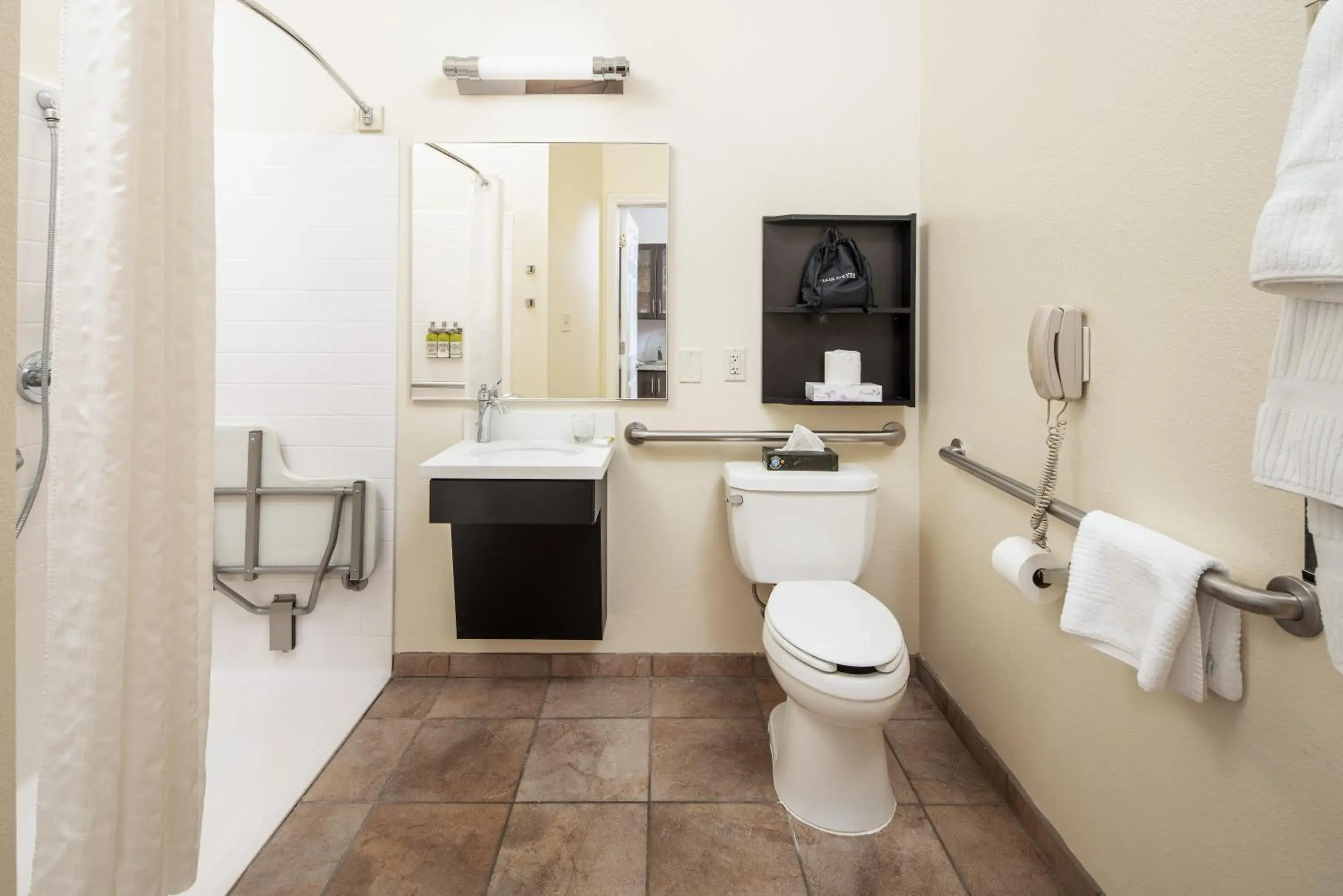 Queen Studio with Roll-In Shower - Disability Access in Candlewood Suites Bellevue by IHG Queen Studio with Roll-In Shower - Disability Access in Candlewood Suites Bellevue by IHG