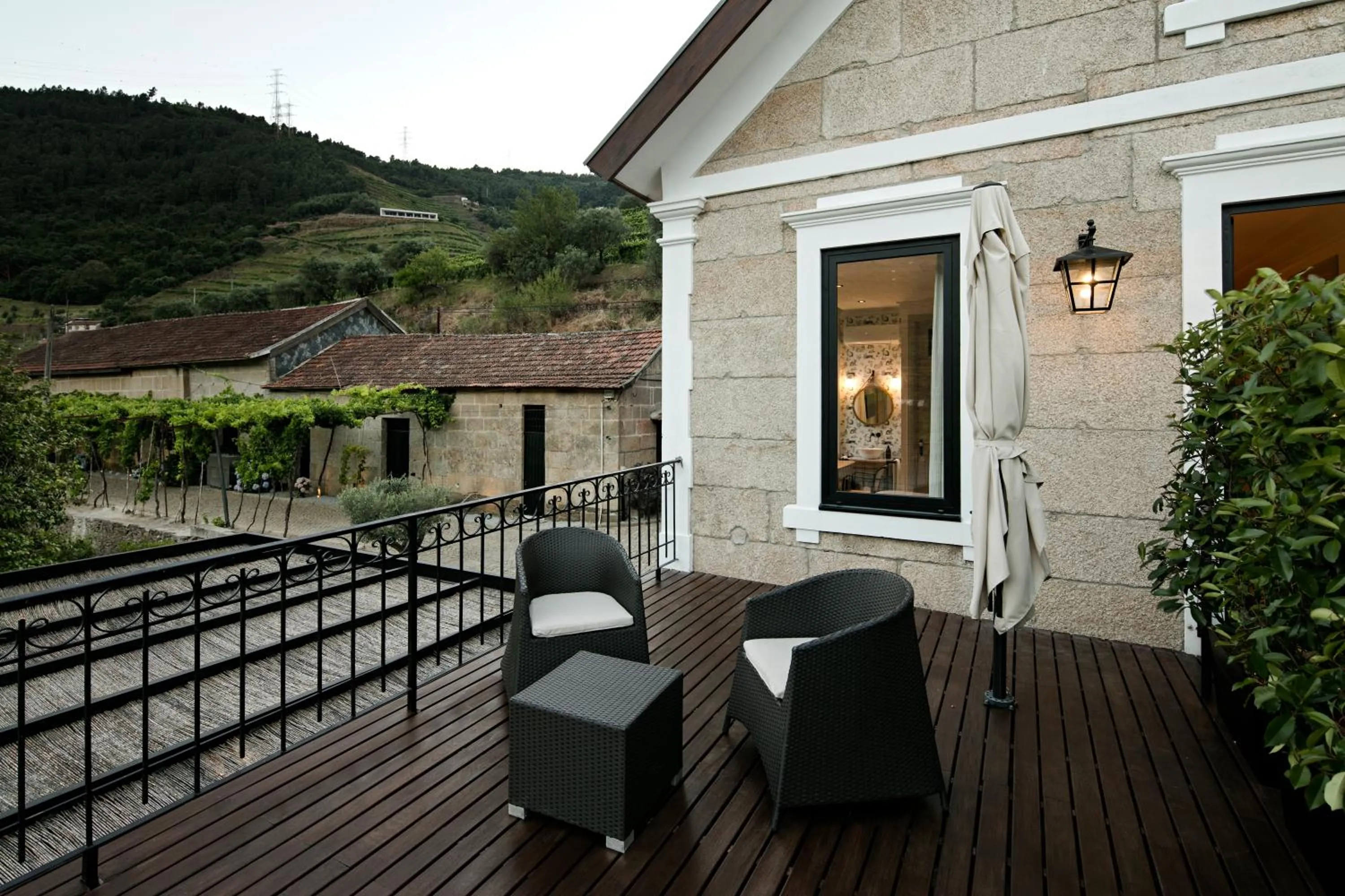 Balcony/Terrace in Quinta de S.Bernardo - Winery & Farmhouse