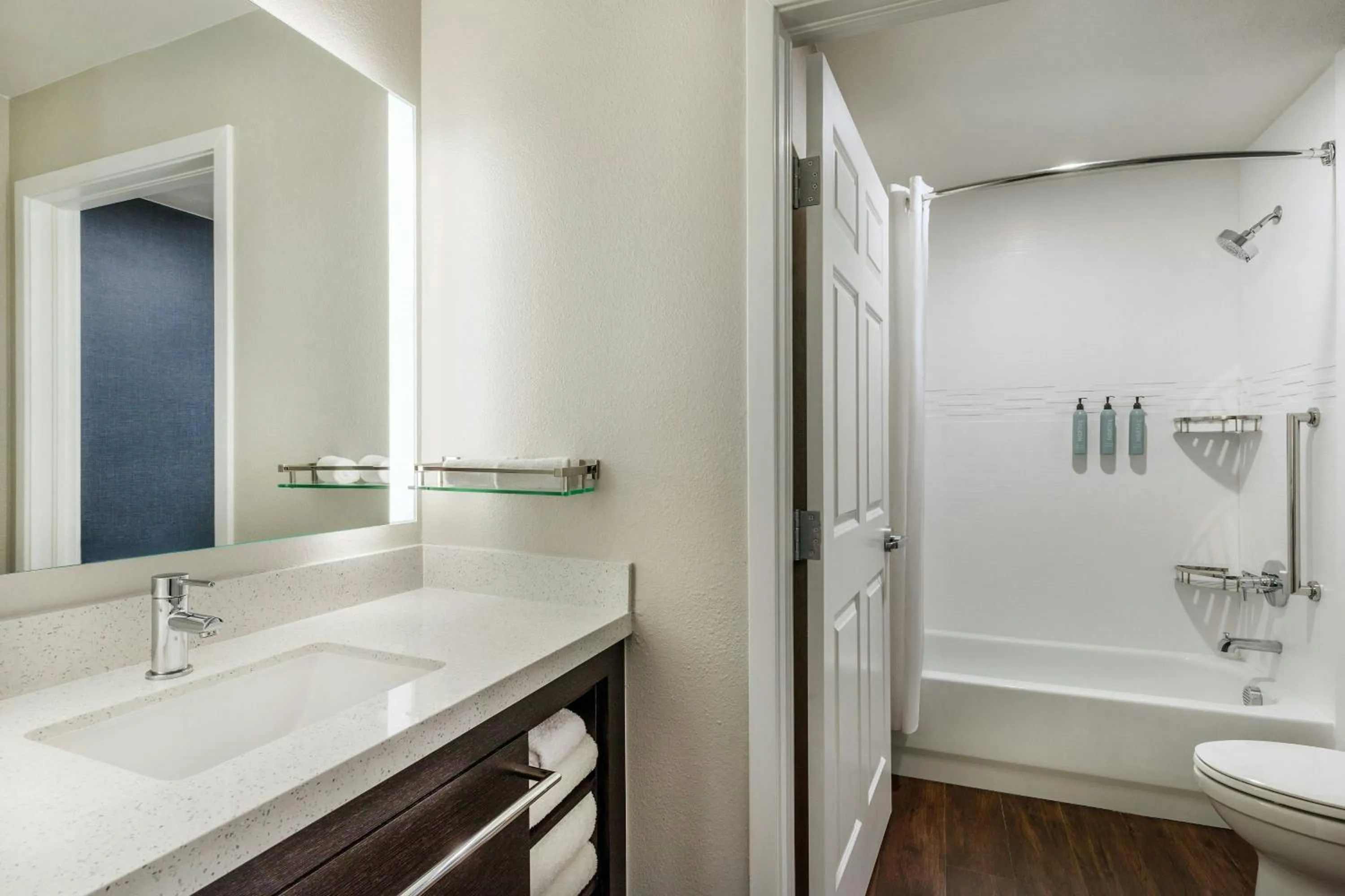 Bathroom in Residence Inn by Marriott Denver Airport at Gateway Park