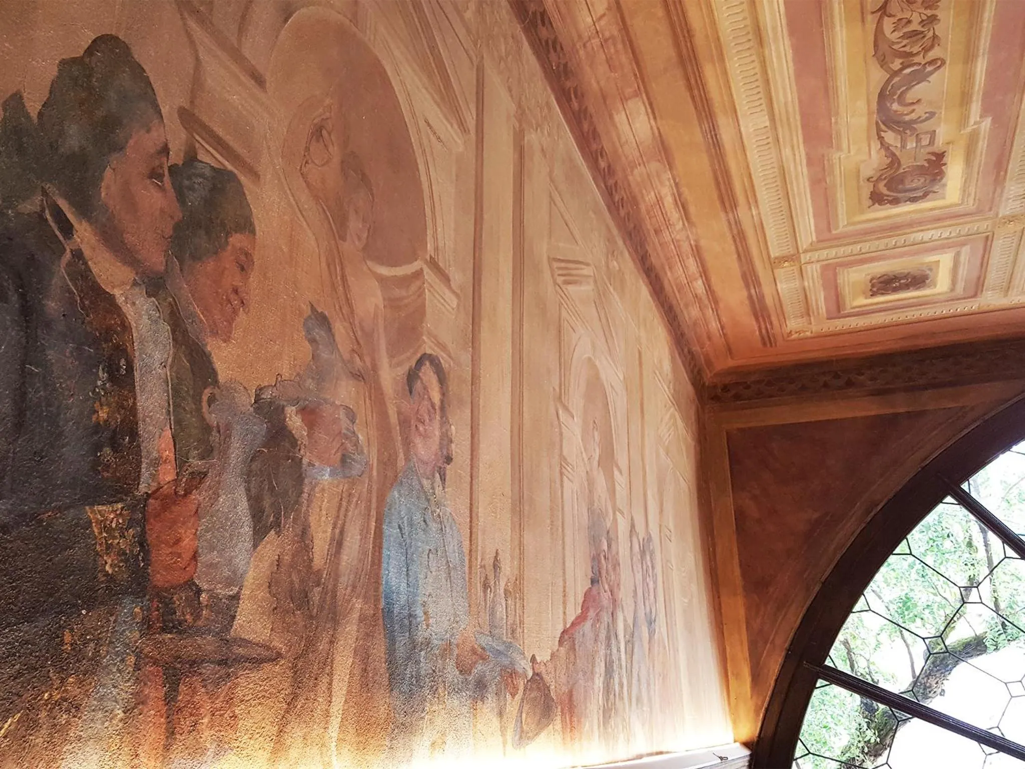 Decorative detail in Palazzo Venart Luxury Hotel