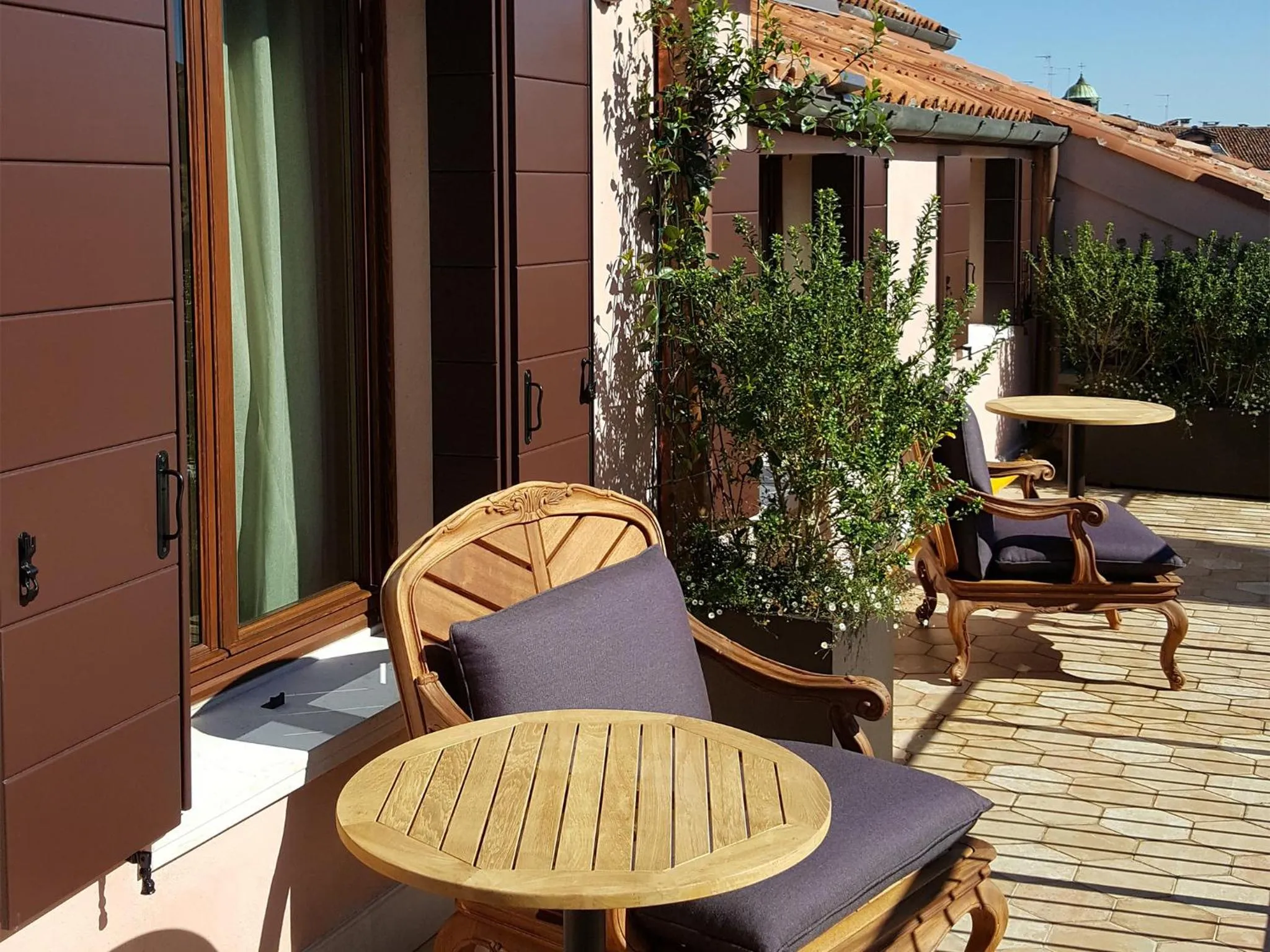 Balcony/Terrace in Palazzo Venart Luxury Hotel