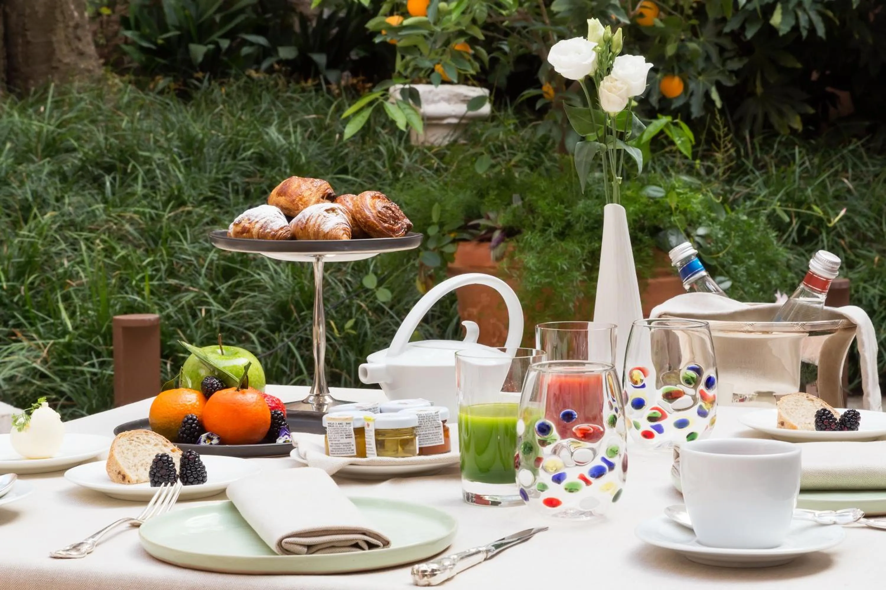 Garden in Palazzo Venart Luxury Hotel
