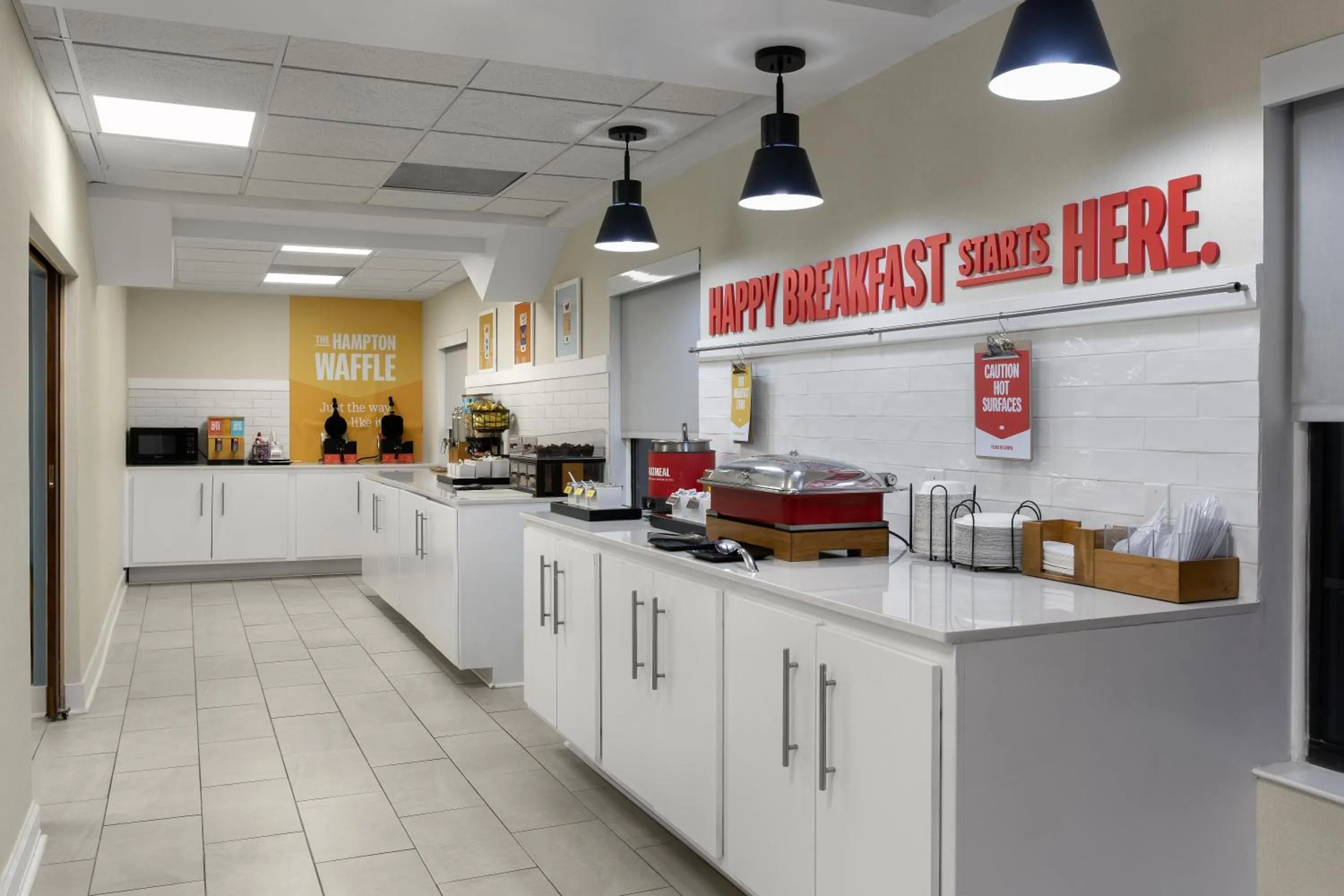 Breakfast in Hampton Inn Helen