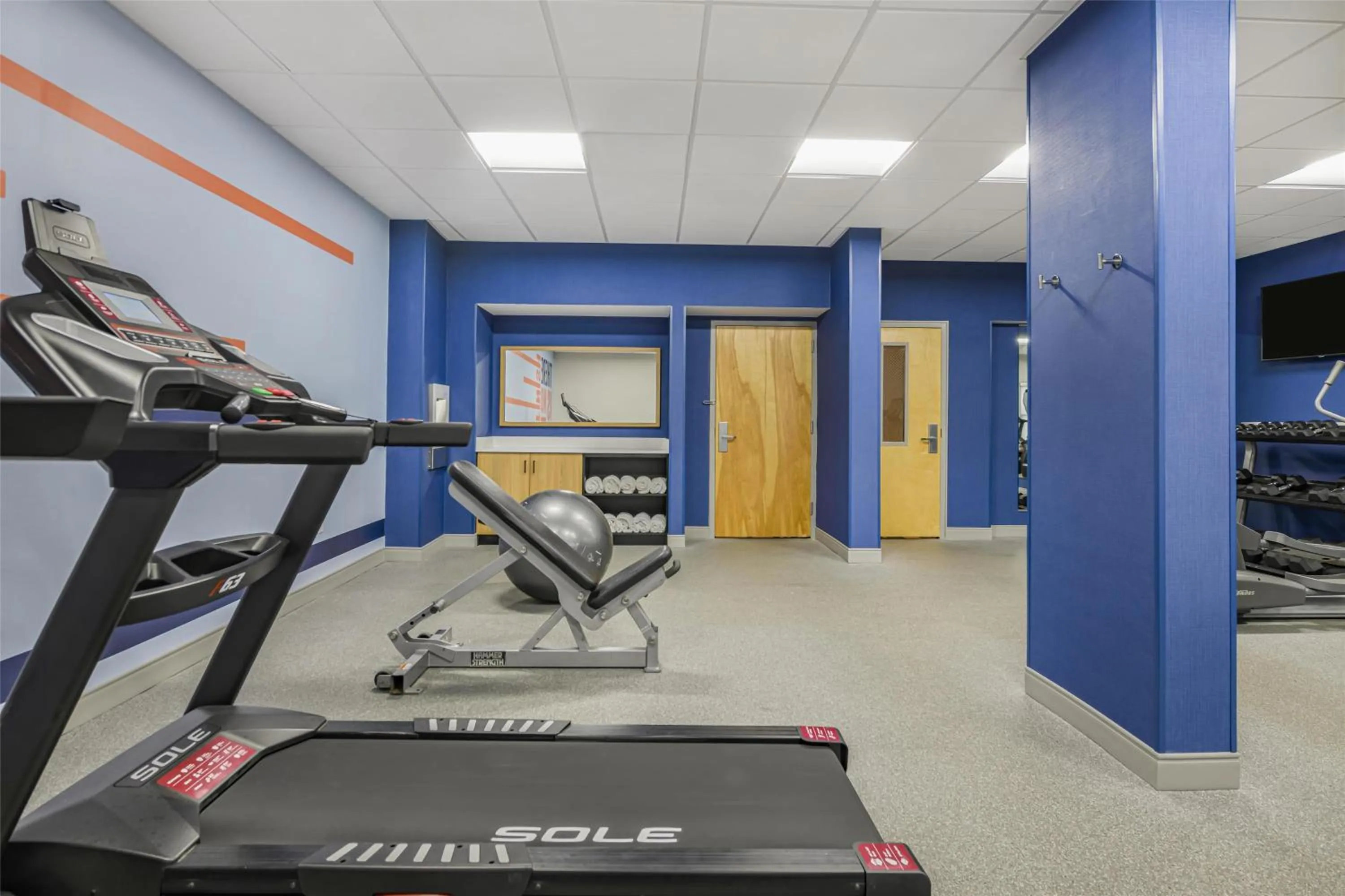 Fitness centre/facilities in Hampton Inn Huntsville-Arsenal/South Parkway