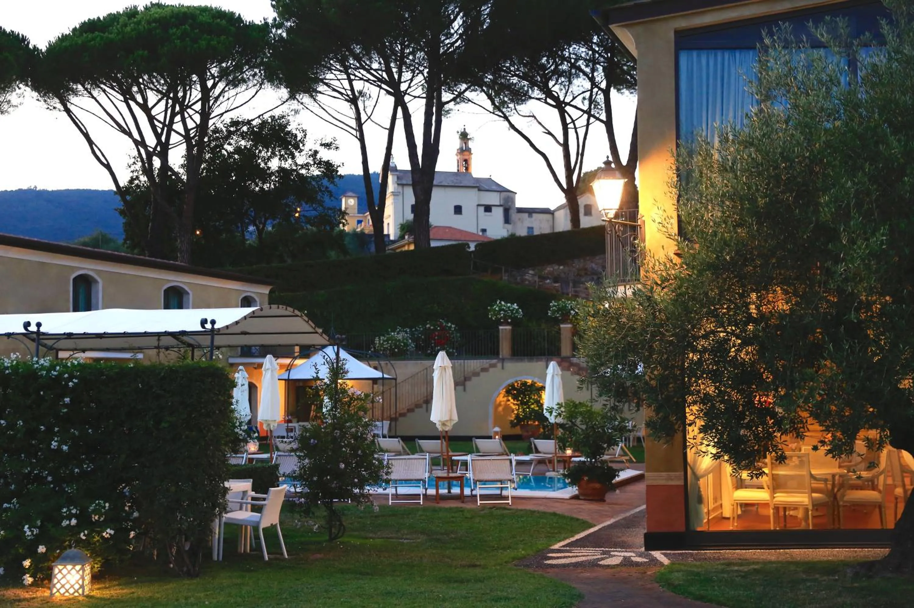 Garden view in Villa Agnese