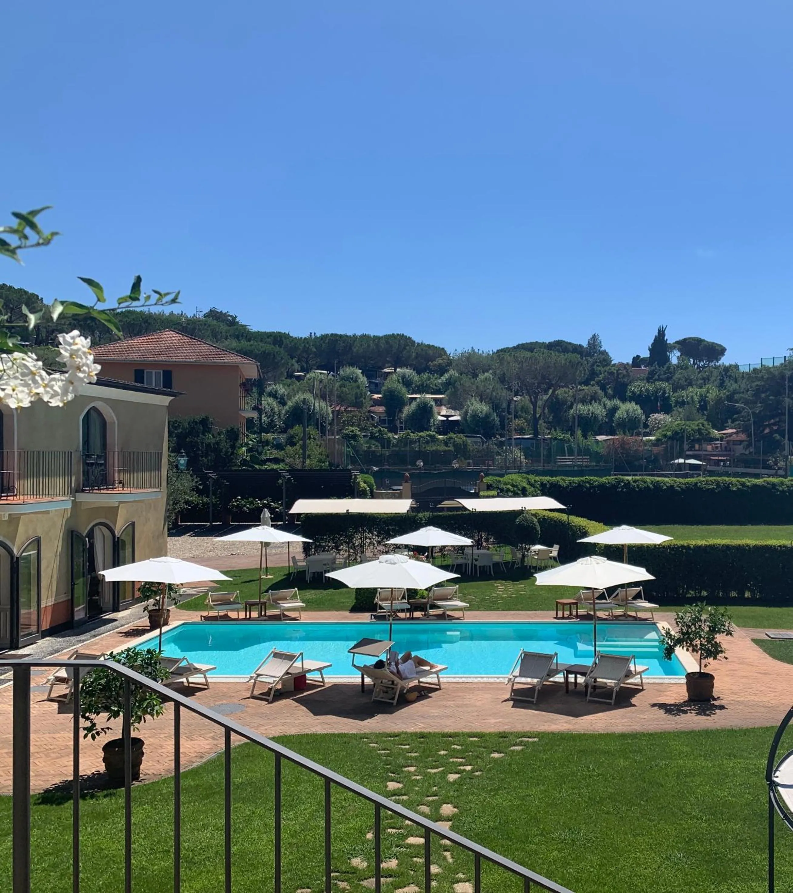 Pool view in Villa Agnese