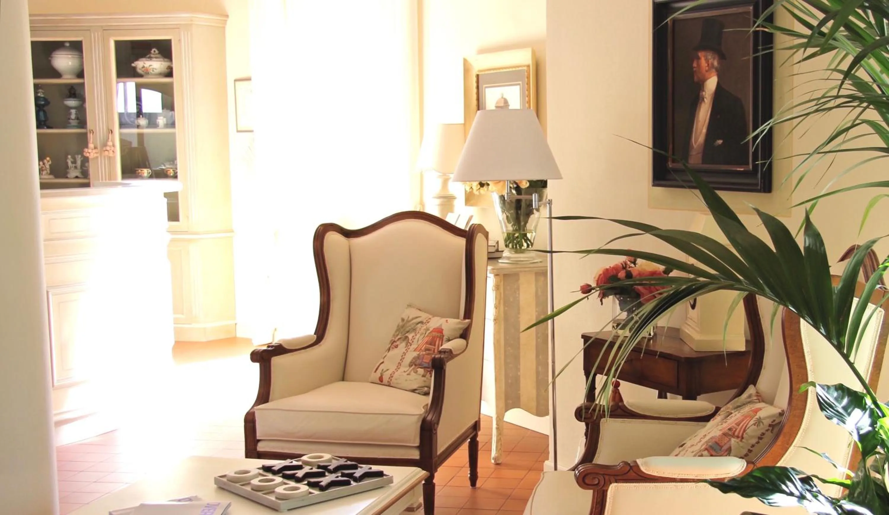 Lobby or reception in Villa Agnese