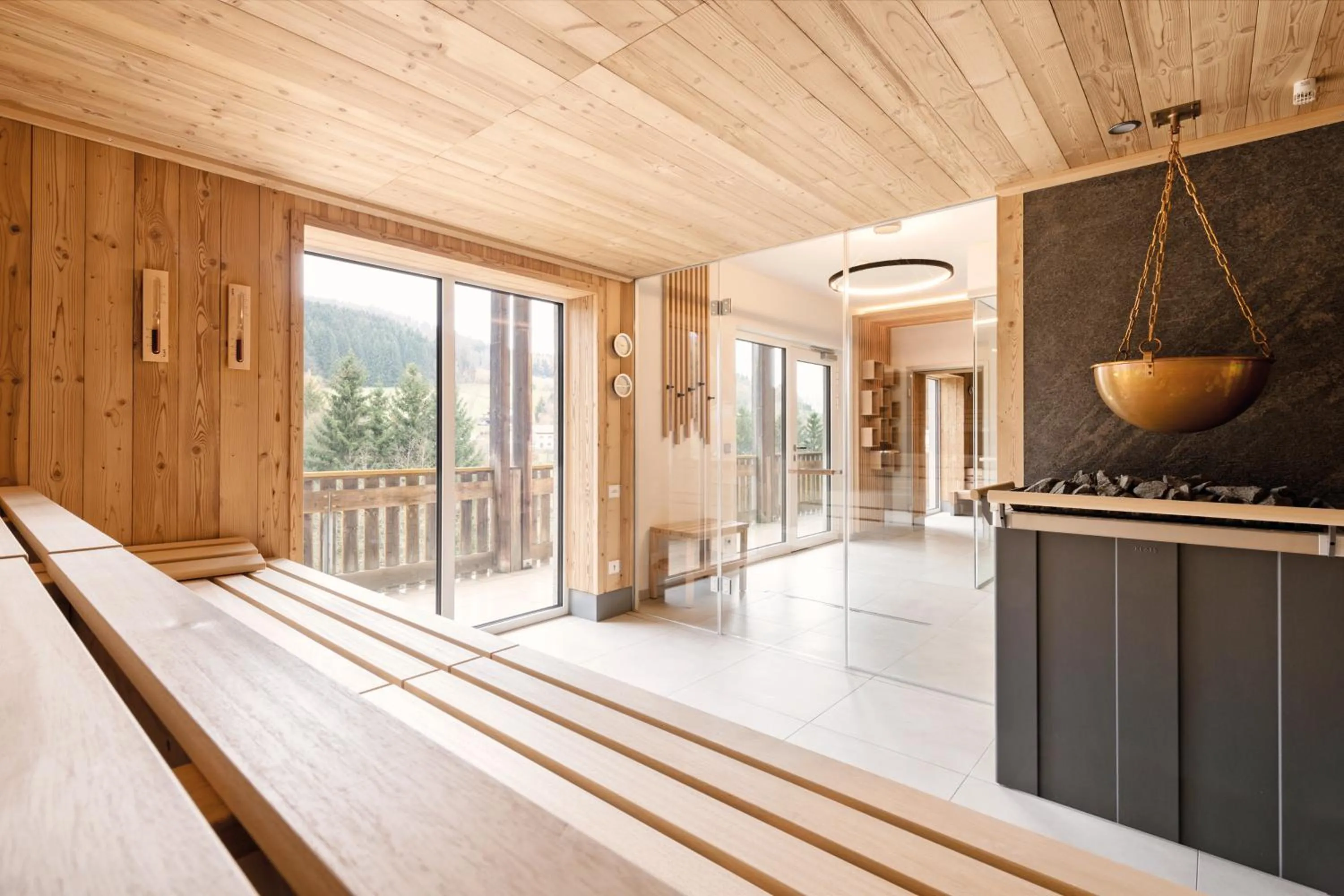 Sauna in Donna Burghotel am hohen Bogen