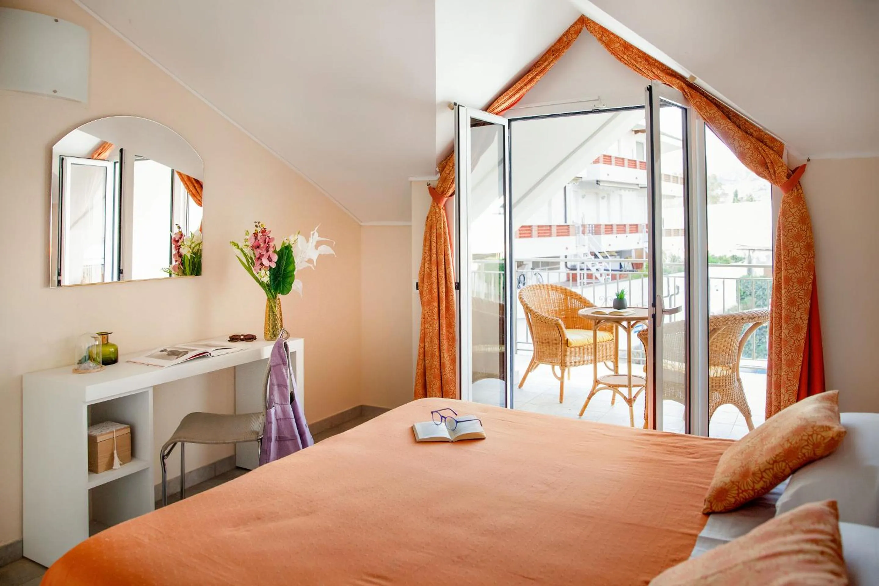 Bed in Diano Sporting Apartments