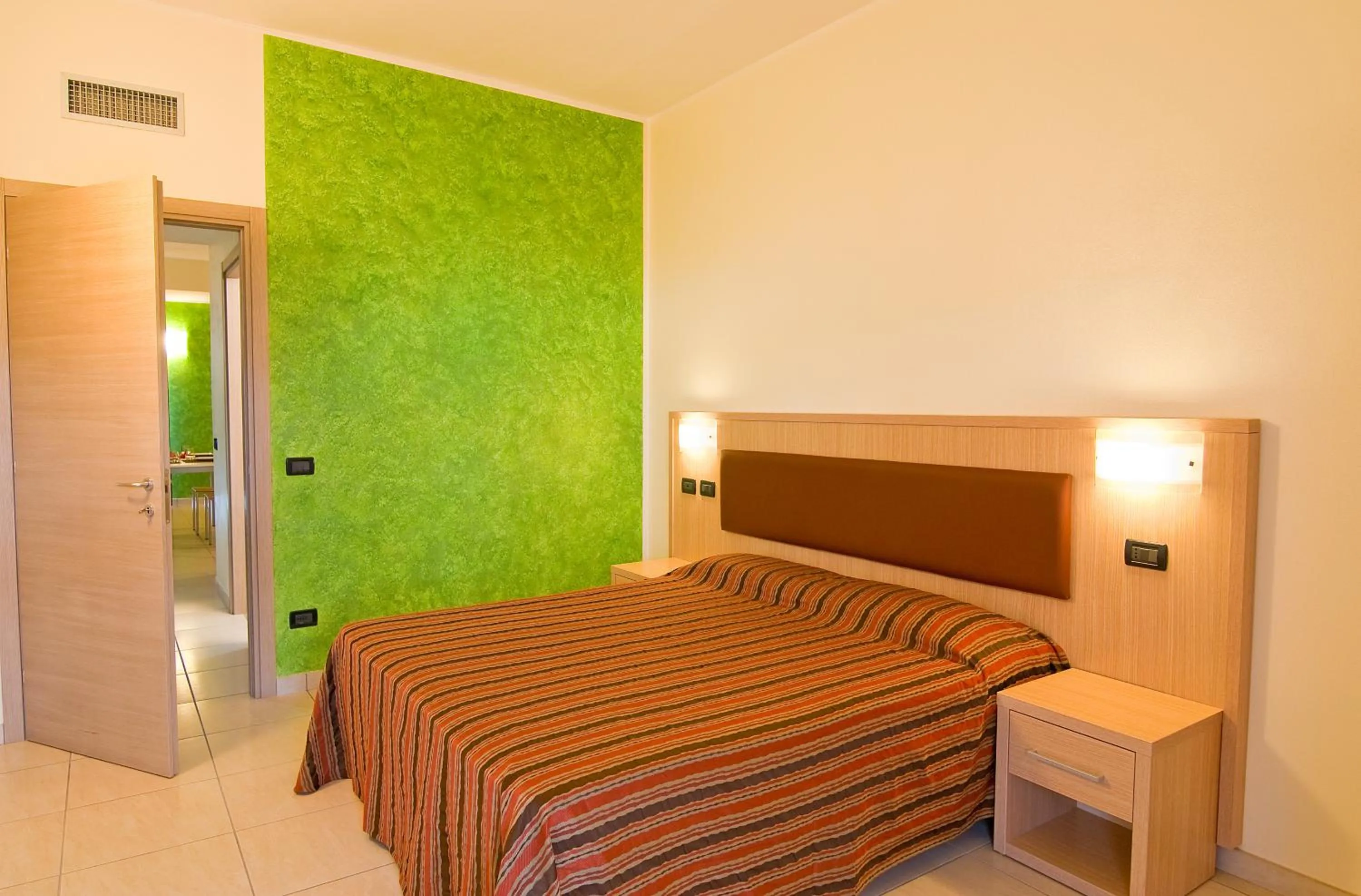 Bedroom, Bed in Diano Sporting Apartments