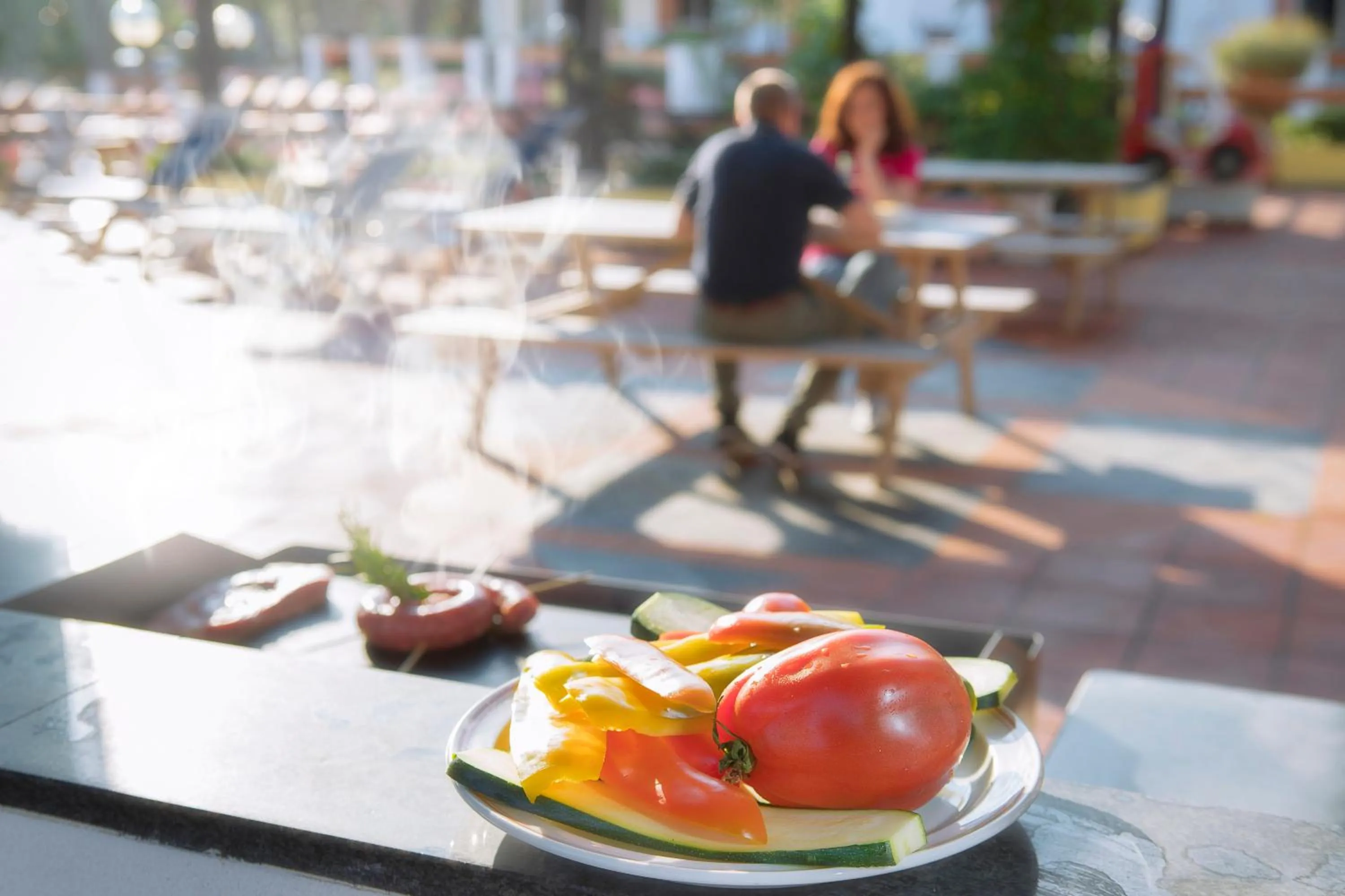 BBQ facilities in Diano Sporting Apartments