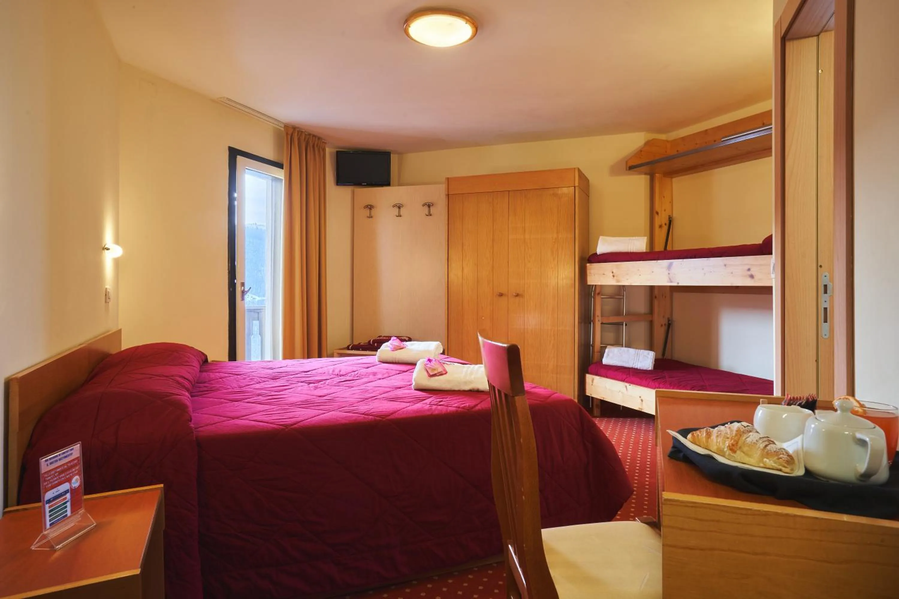 Bedroom, Bed in Hotel Dolomiti - Azzurro Club