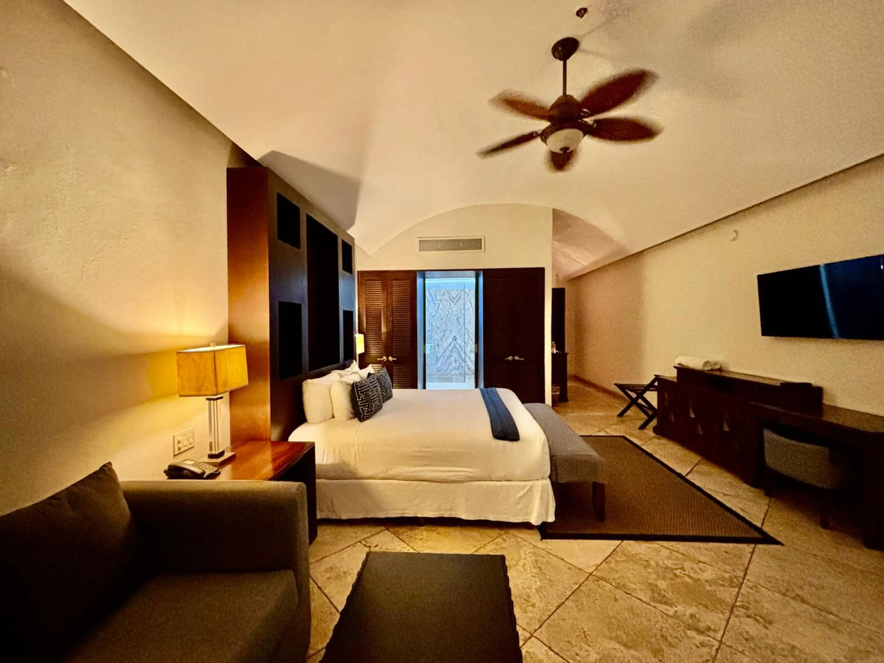 Bed in Hotel Hacienda San Pancho