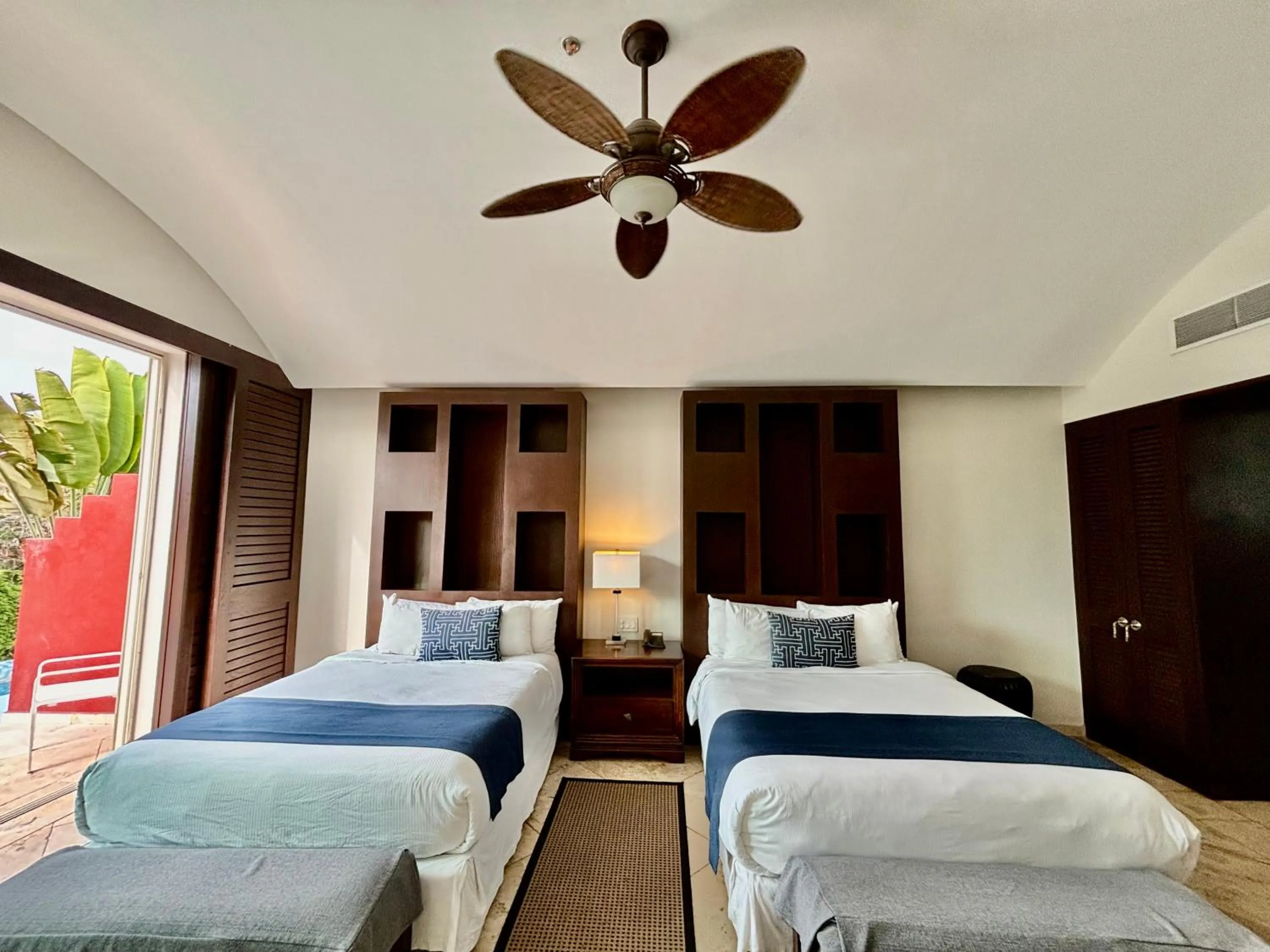 Bed in Hotel Hacienda San Pancho