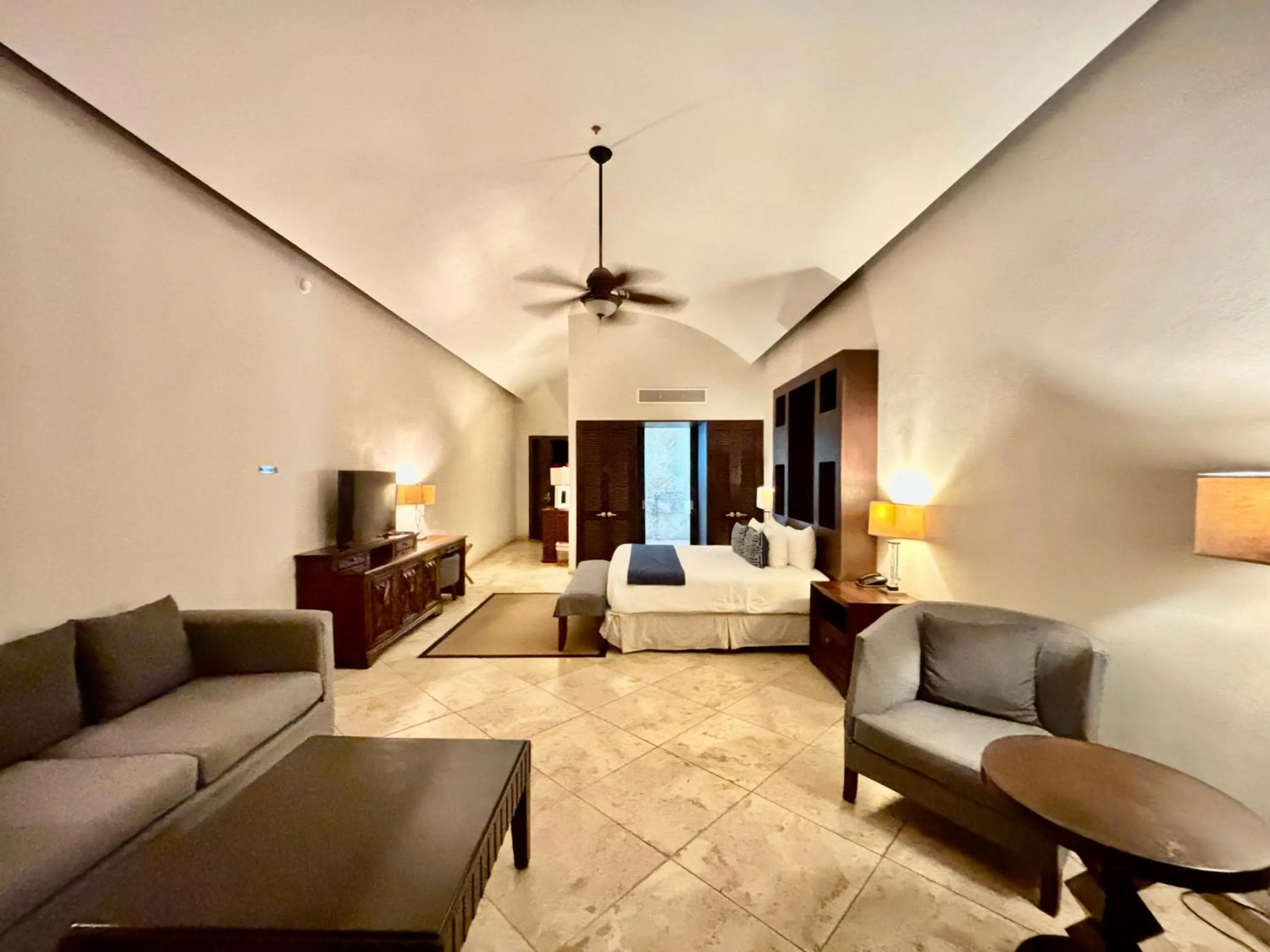 Bed in Hotel Hacienda San Pancho