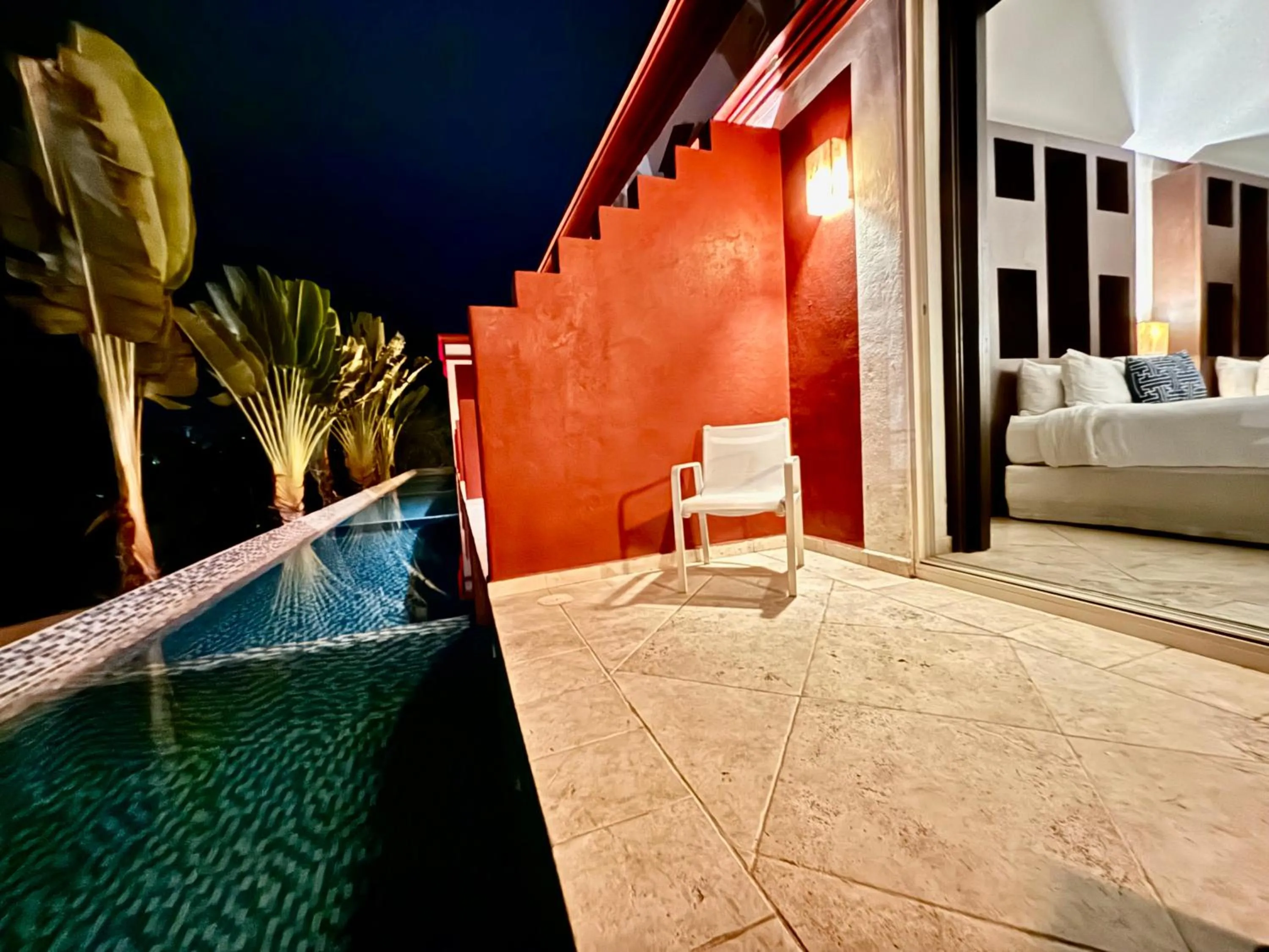 Night in Hotel Hacienda San Pancho