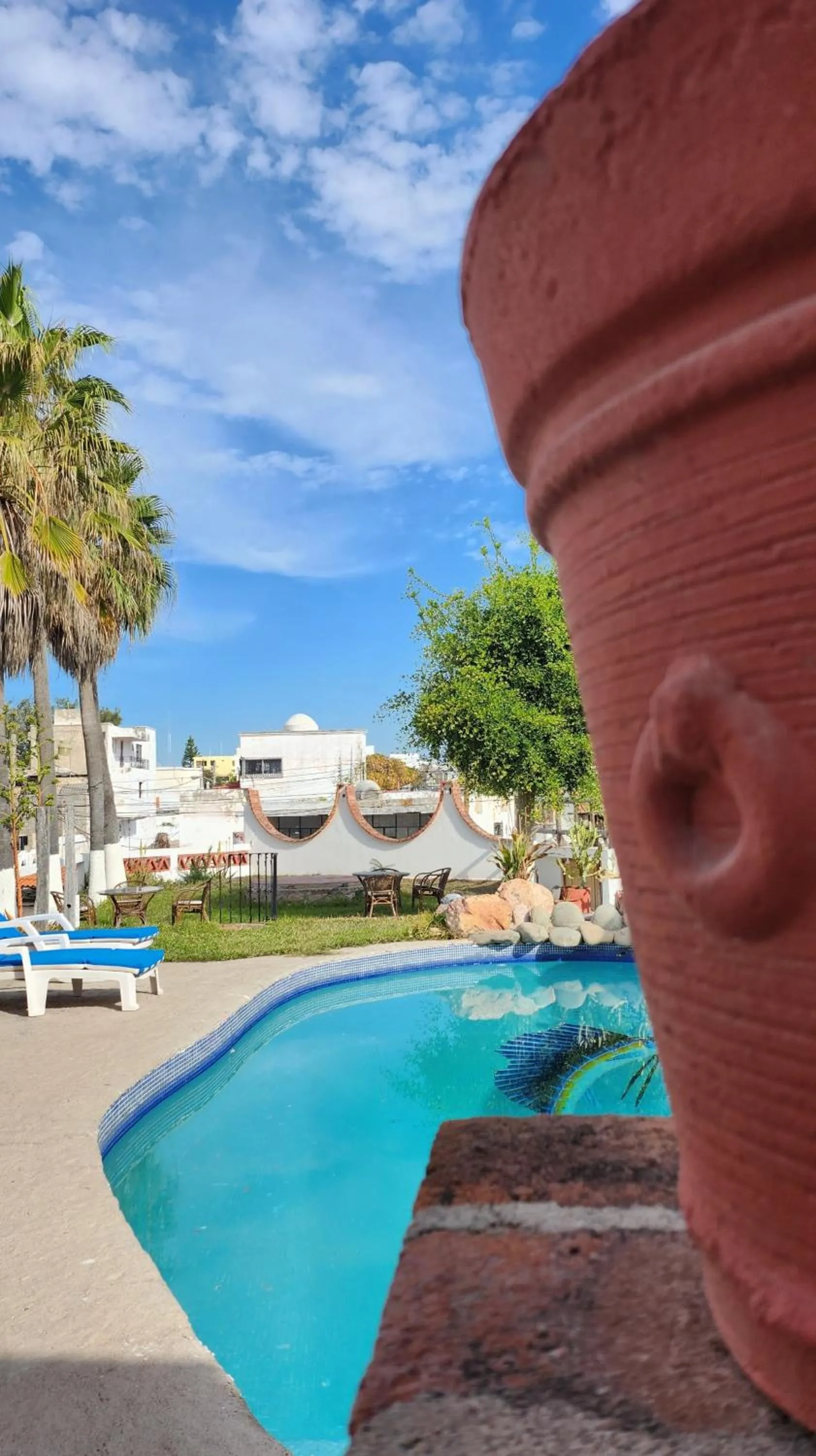 Patio in Hill House Mazatlan - Bed & Breakfast