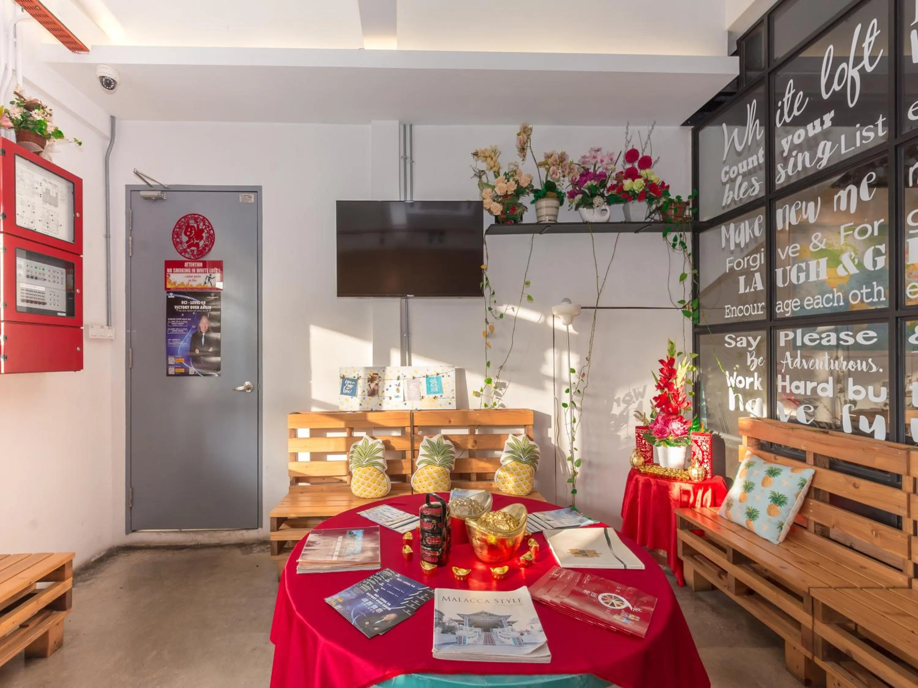 Lobby or reception in White Loft Hotel