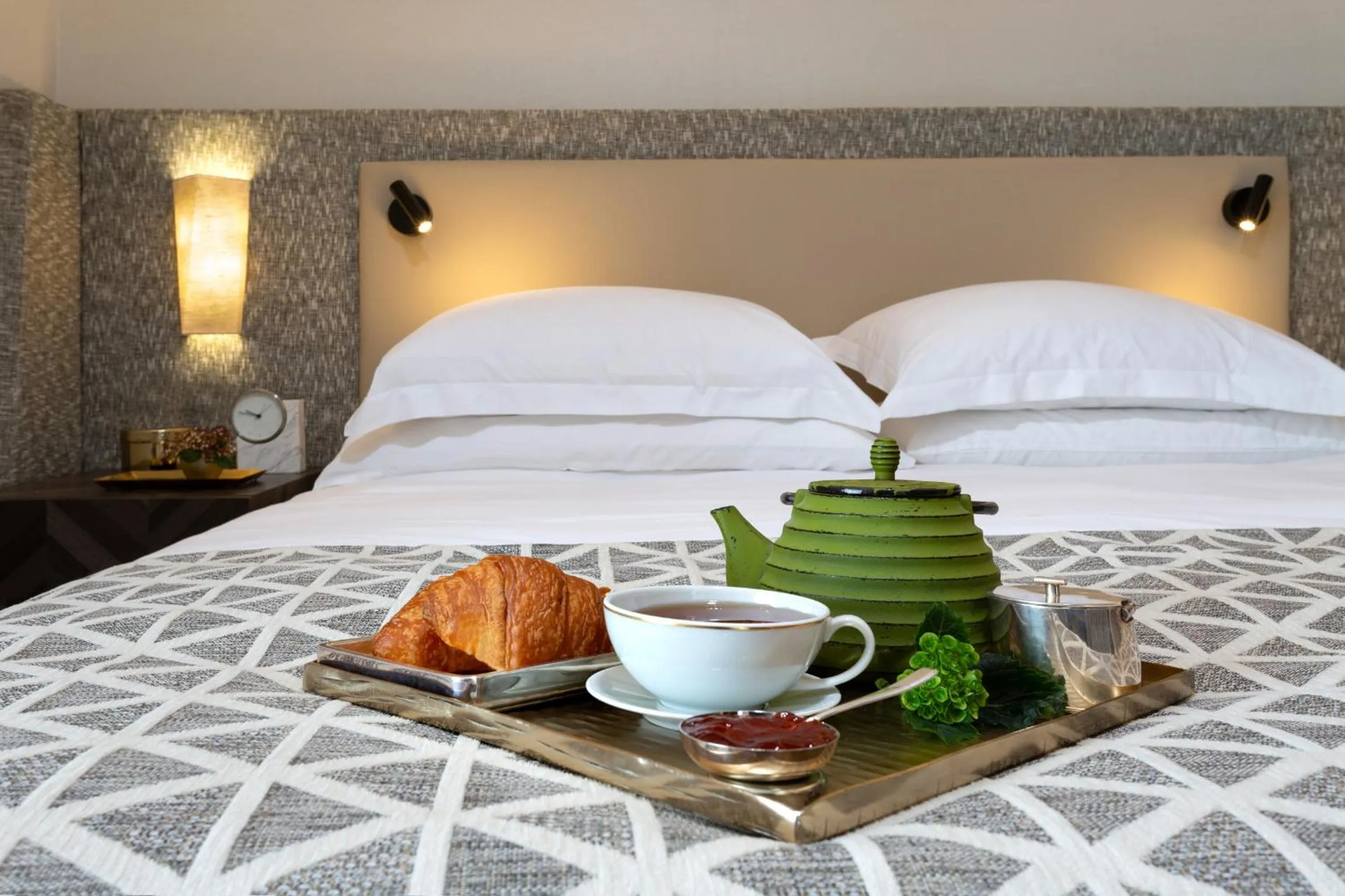 Bed in Dan Caesarea Resort