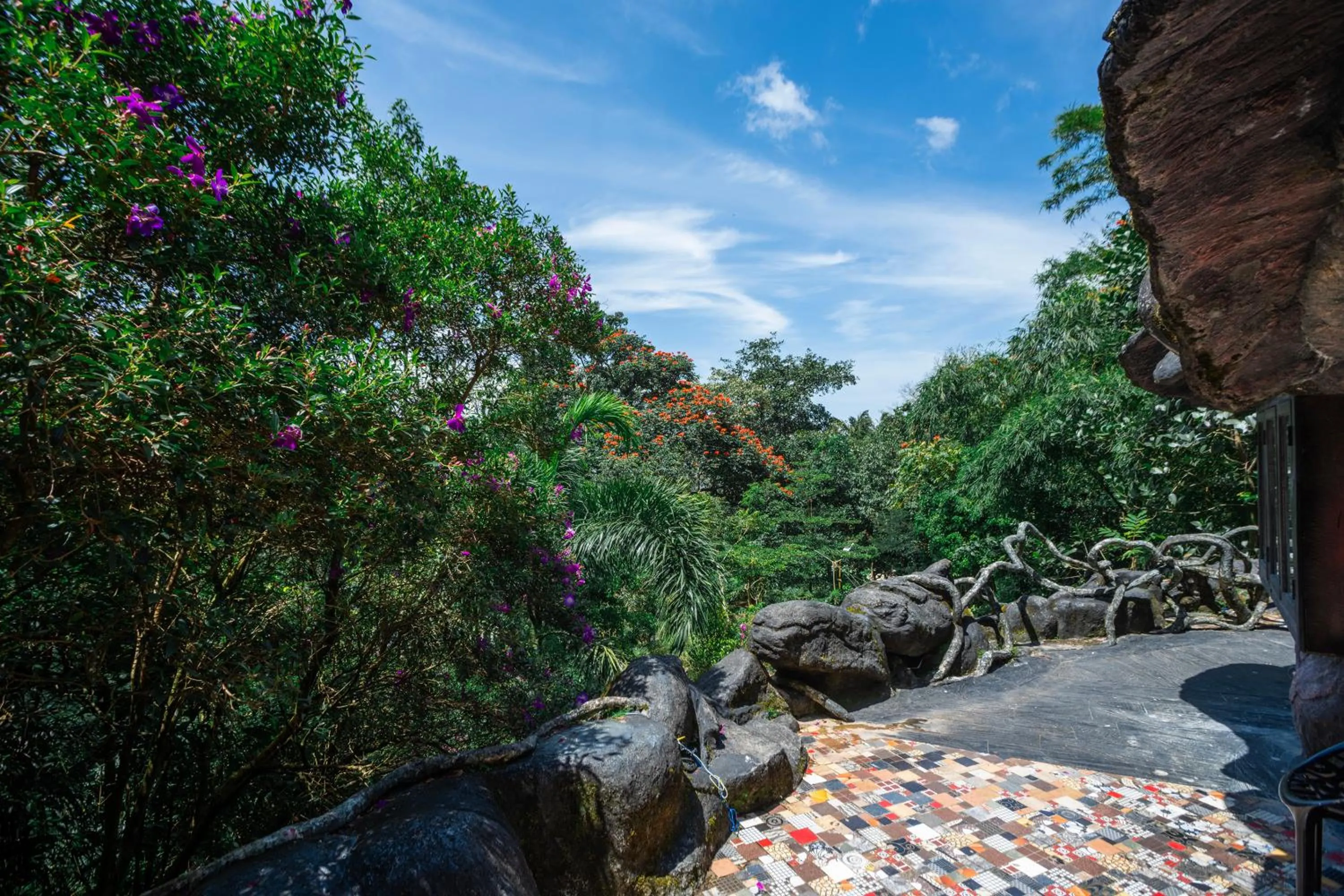 Garden in Parakkat Nature Resort