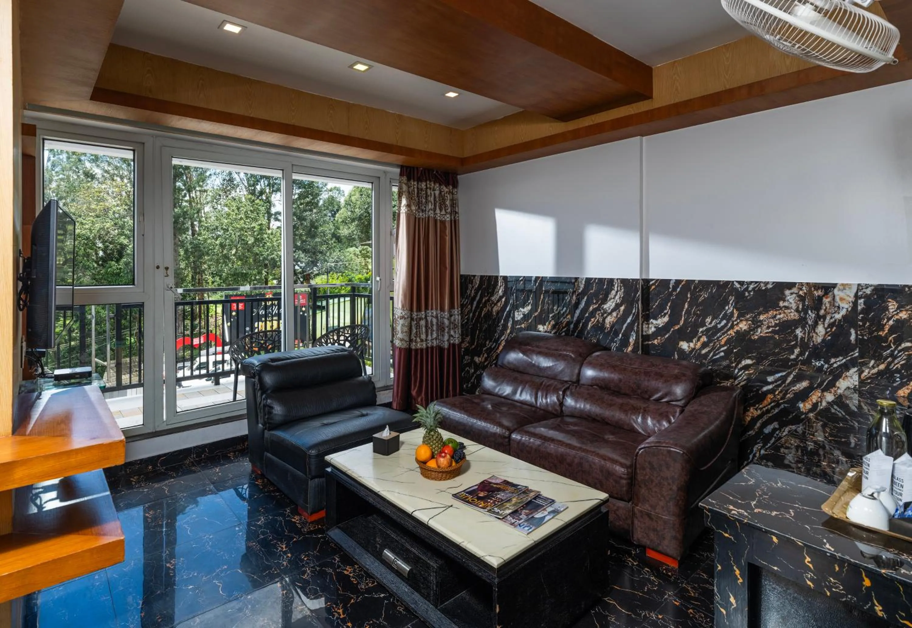 Seating area in Parakkat Nature Resort