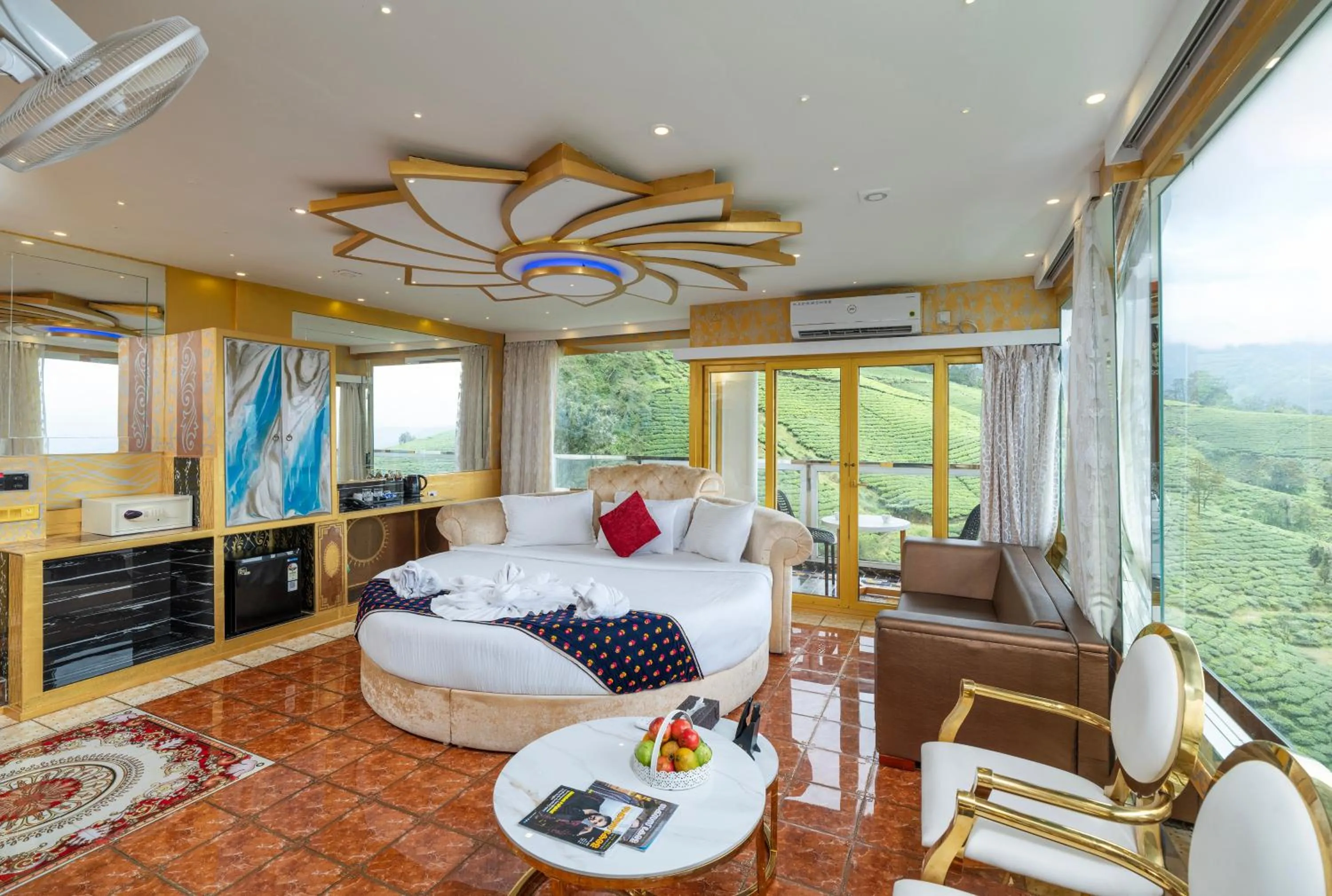 Living room in Parakkat Nature Resort