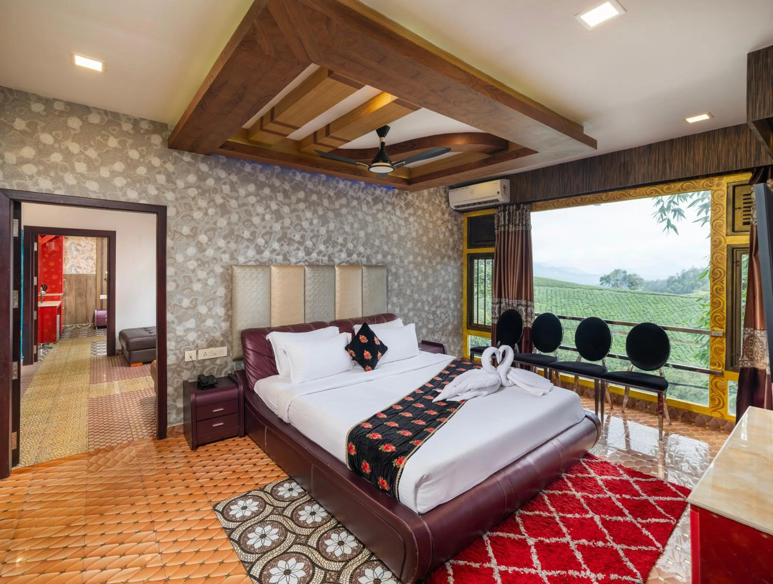 Photo of the whole room, Bed in Parakkat Nature Resort