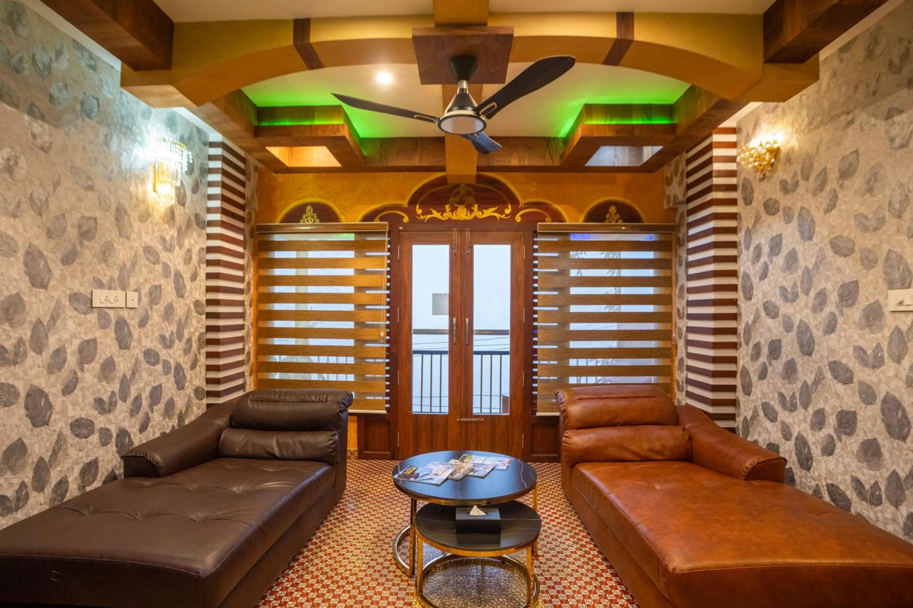 Seating area in Parakkat Nature Resort