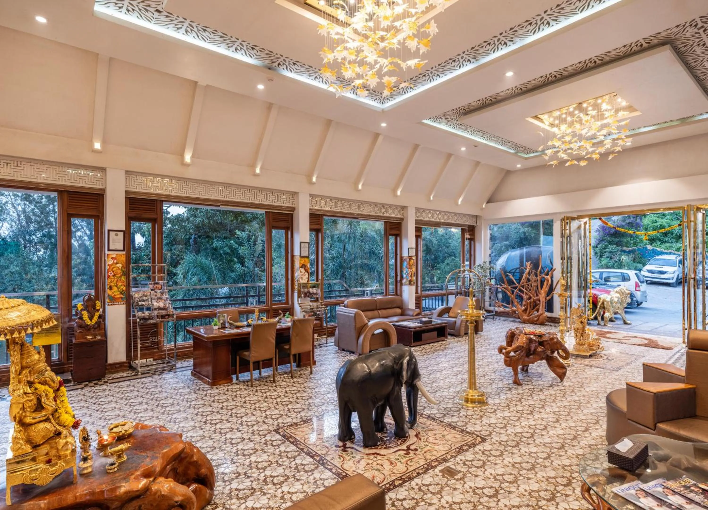 Lobby or reception in Parakkat Nature Resort