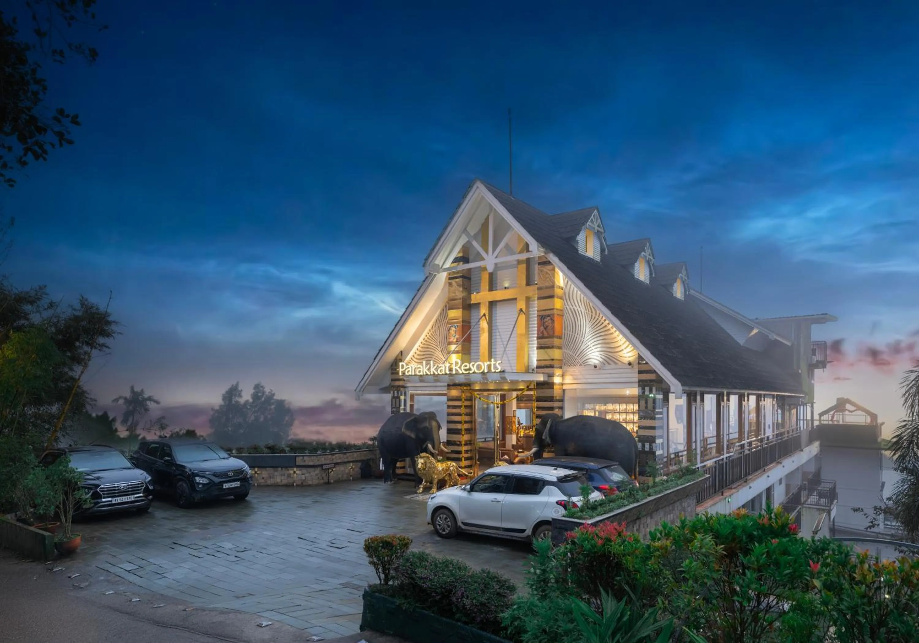 Facade/entrance in Parakkat Nature Resort