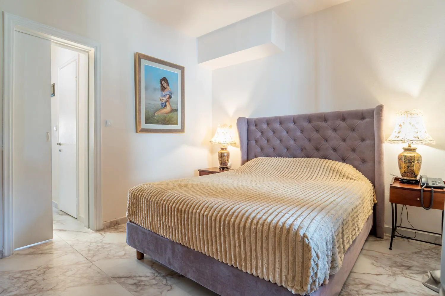 Bed in Assa Maris Beach Hotel