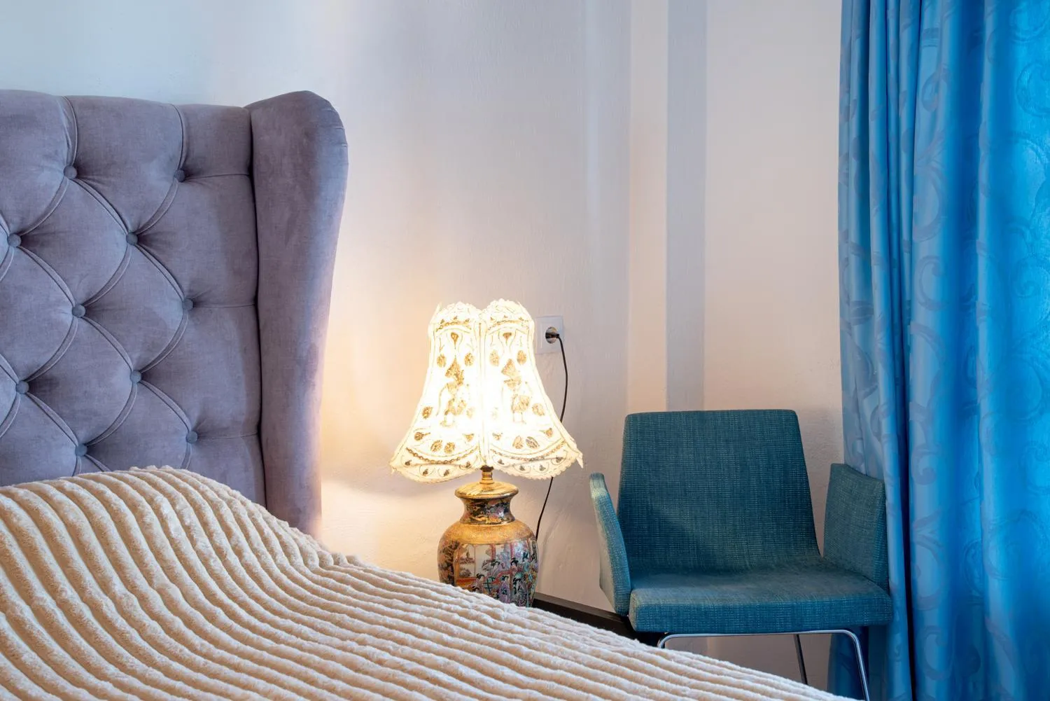 Decorative detail, Bed in Assa Maris Beach Hotel