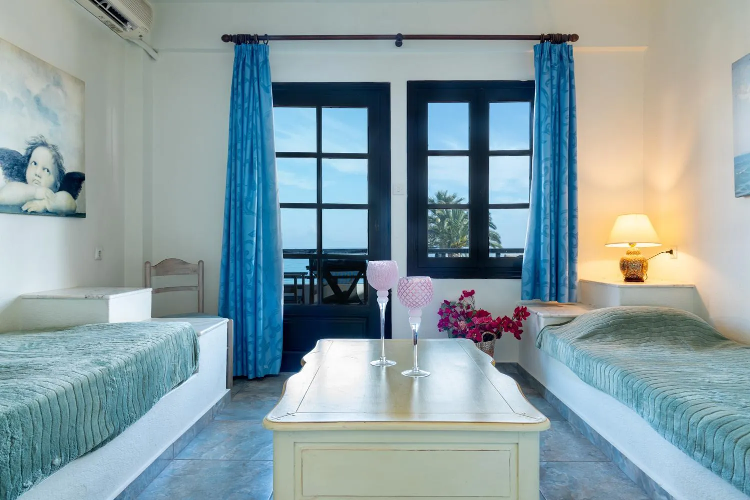 Bed in Assa Maris Beach Hotel