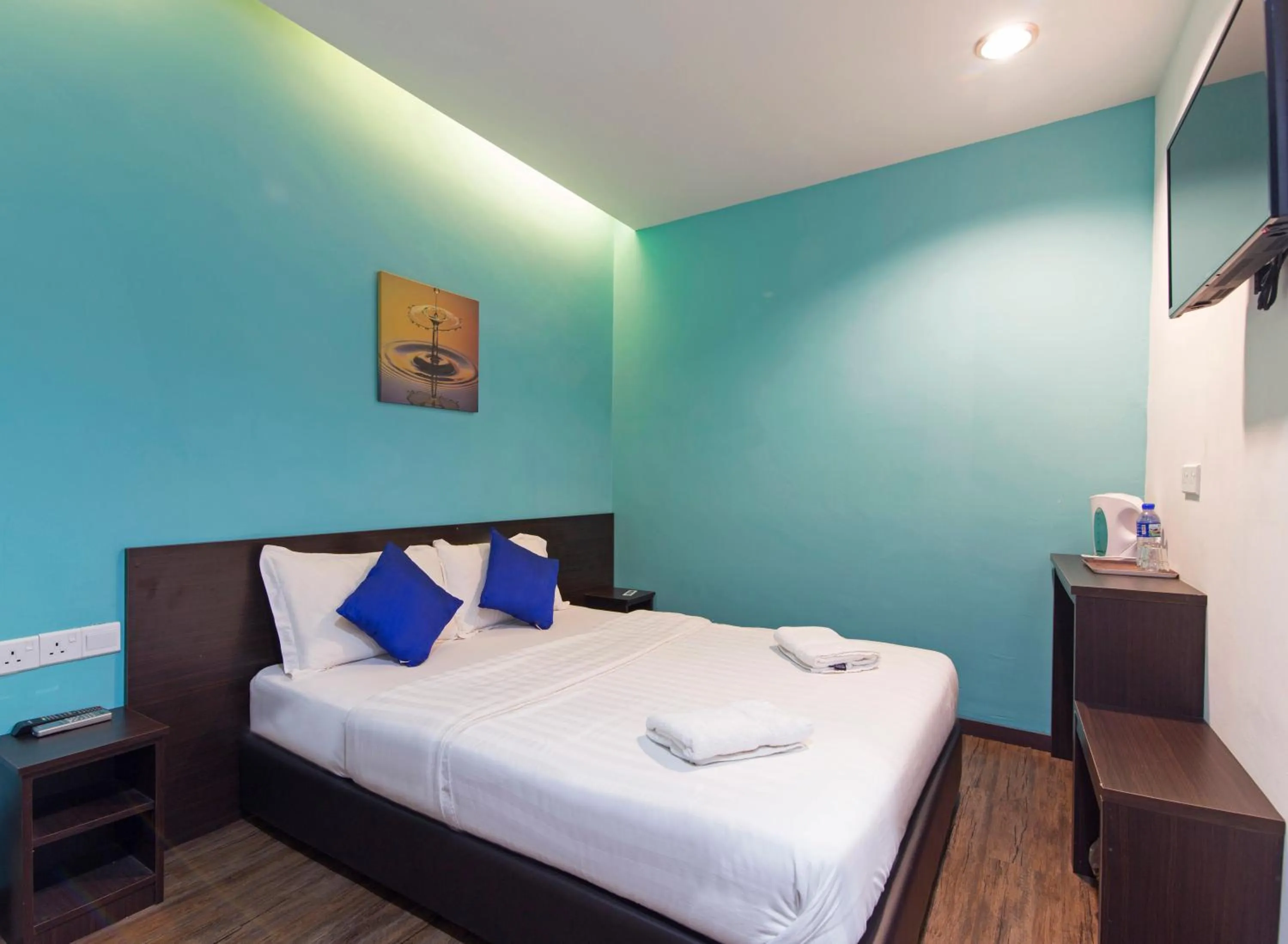 Bed in Clover Hotel Ipoh