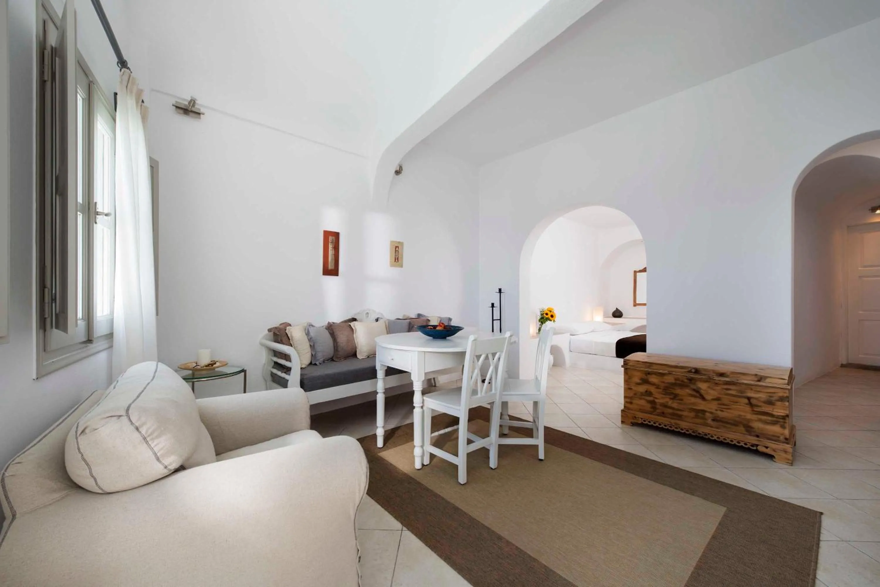 Living room, Bed in Gorgona Villas