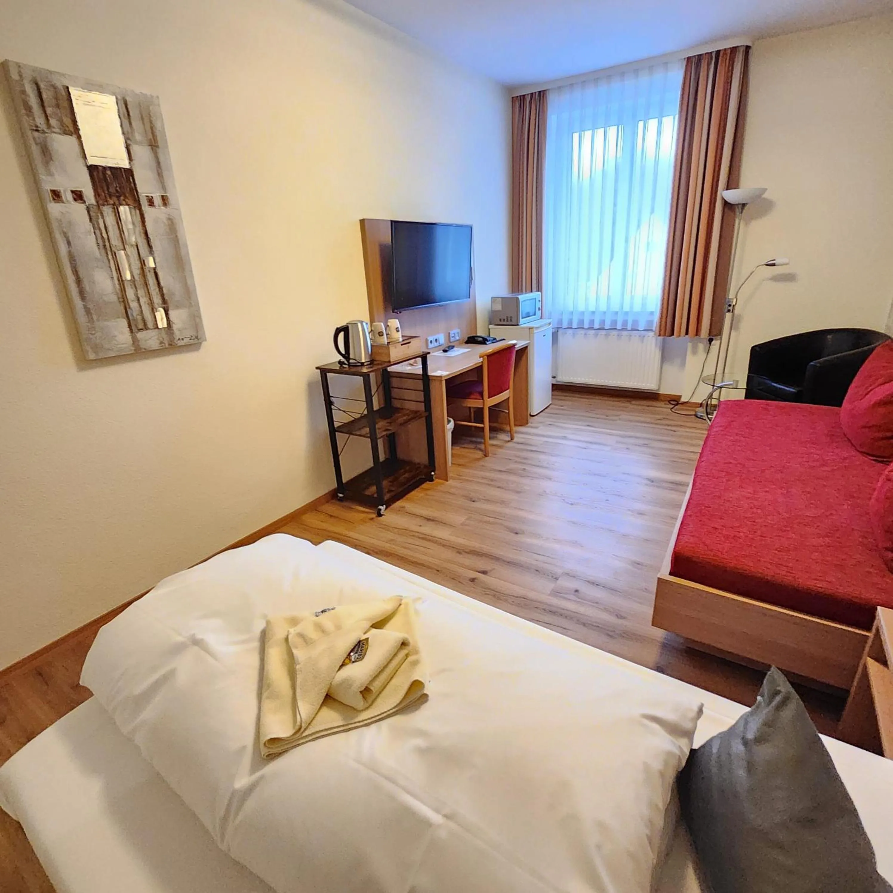 Bed in Posthotel Traube