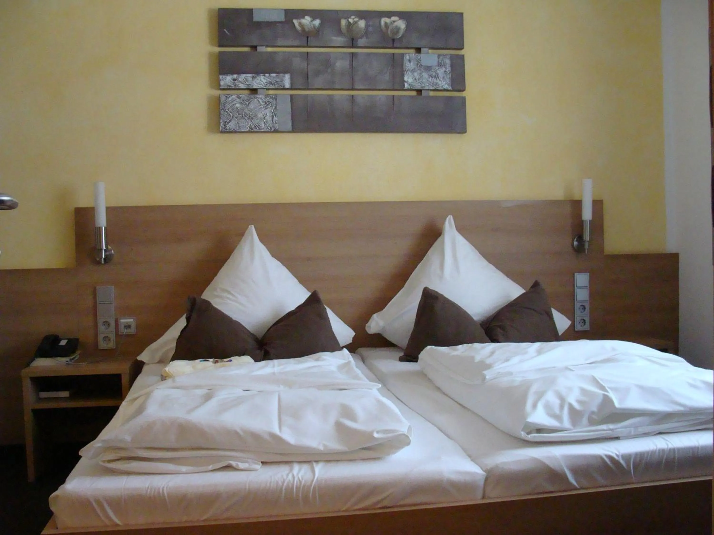 Bed in Posthotel Traube